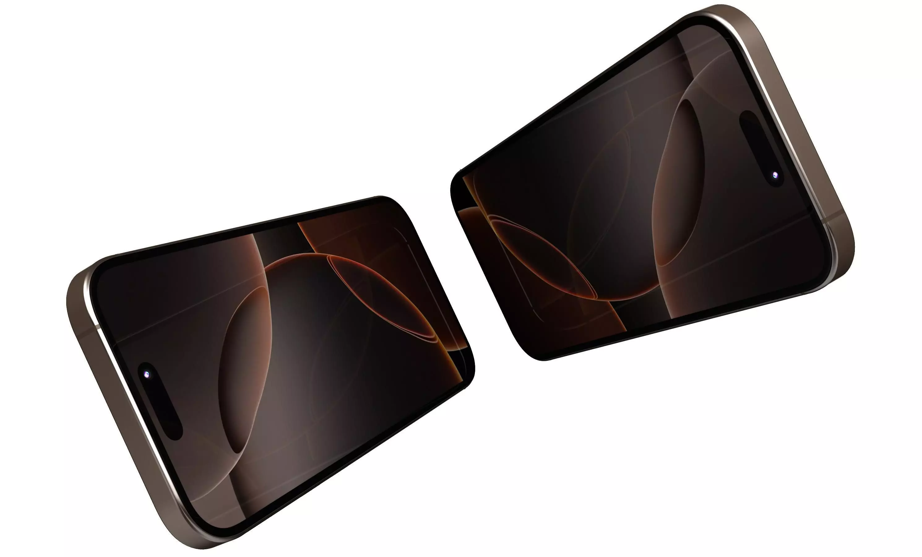 Apple iPhone 16 Pro Desert Titanium High Poly 3D model_3