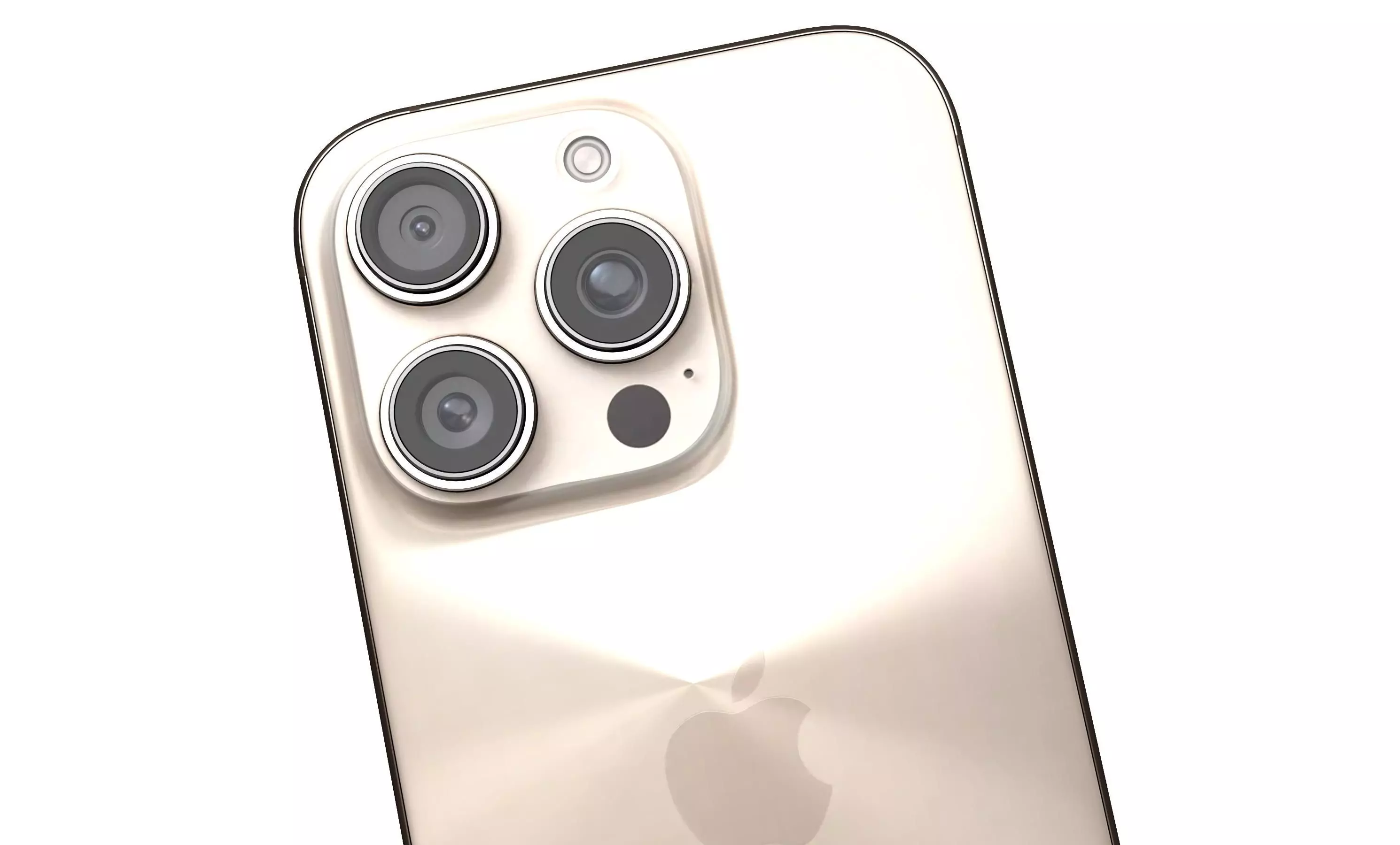 Apple iPhone 16 Pro Desert Titanium High Poly 3D model_9