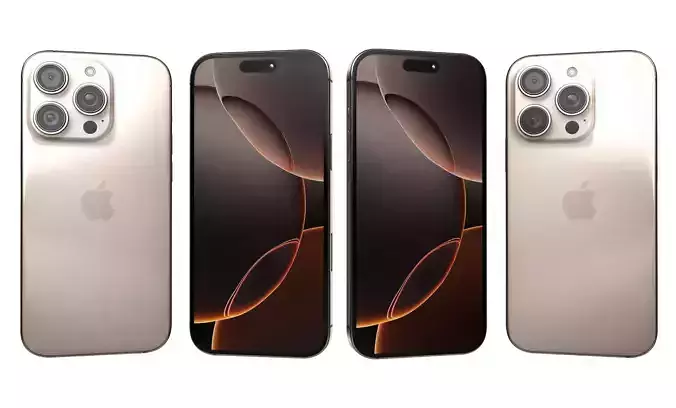 Apple iPhone 16 Pro Desert Titanium High Poly 
