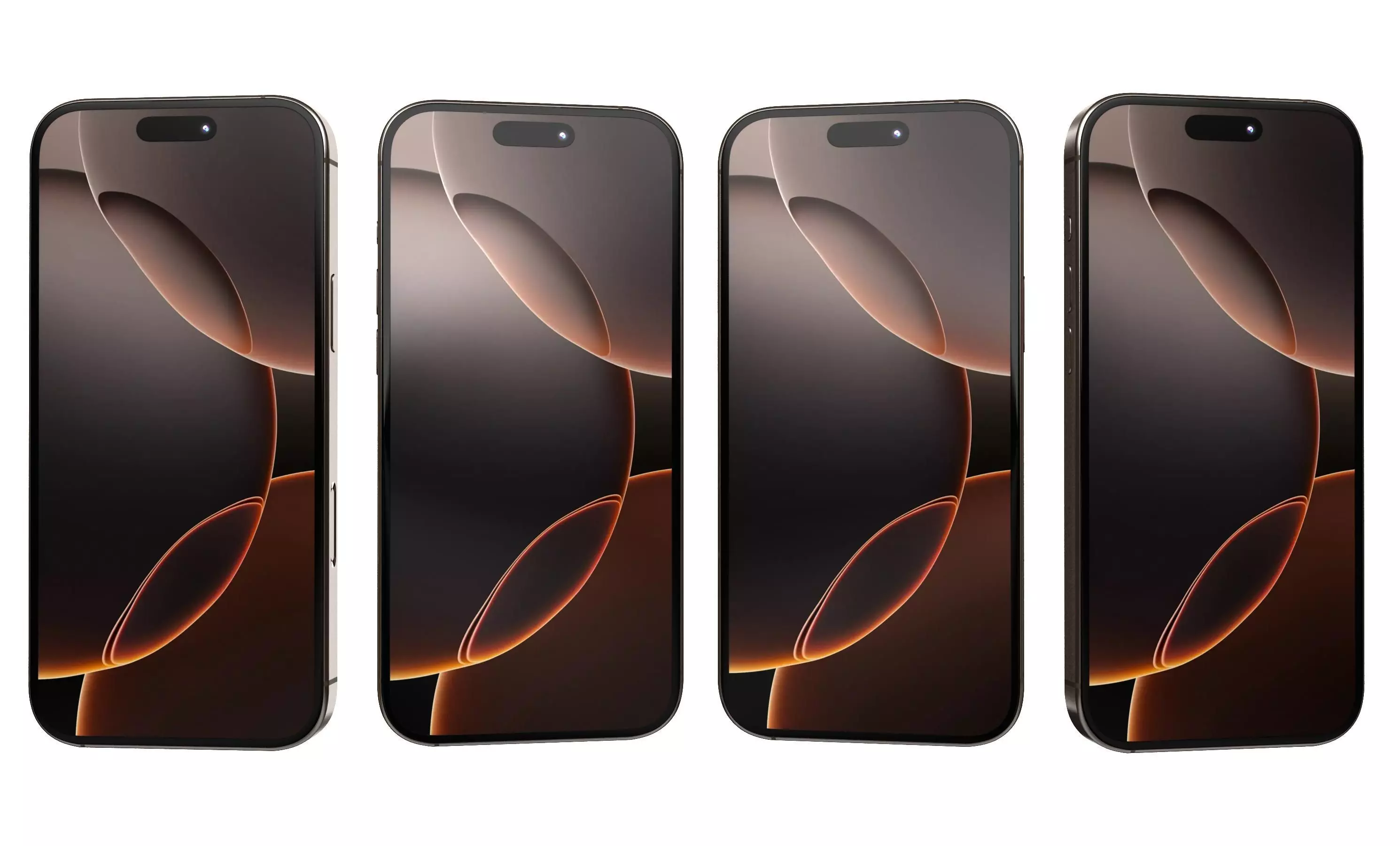 Apple iPhone 16 Pro Desert Titanium High Poly 3D model_28