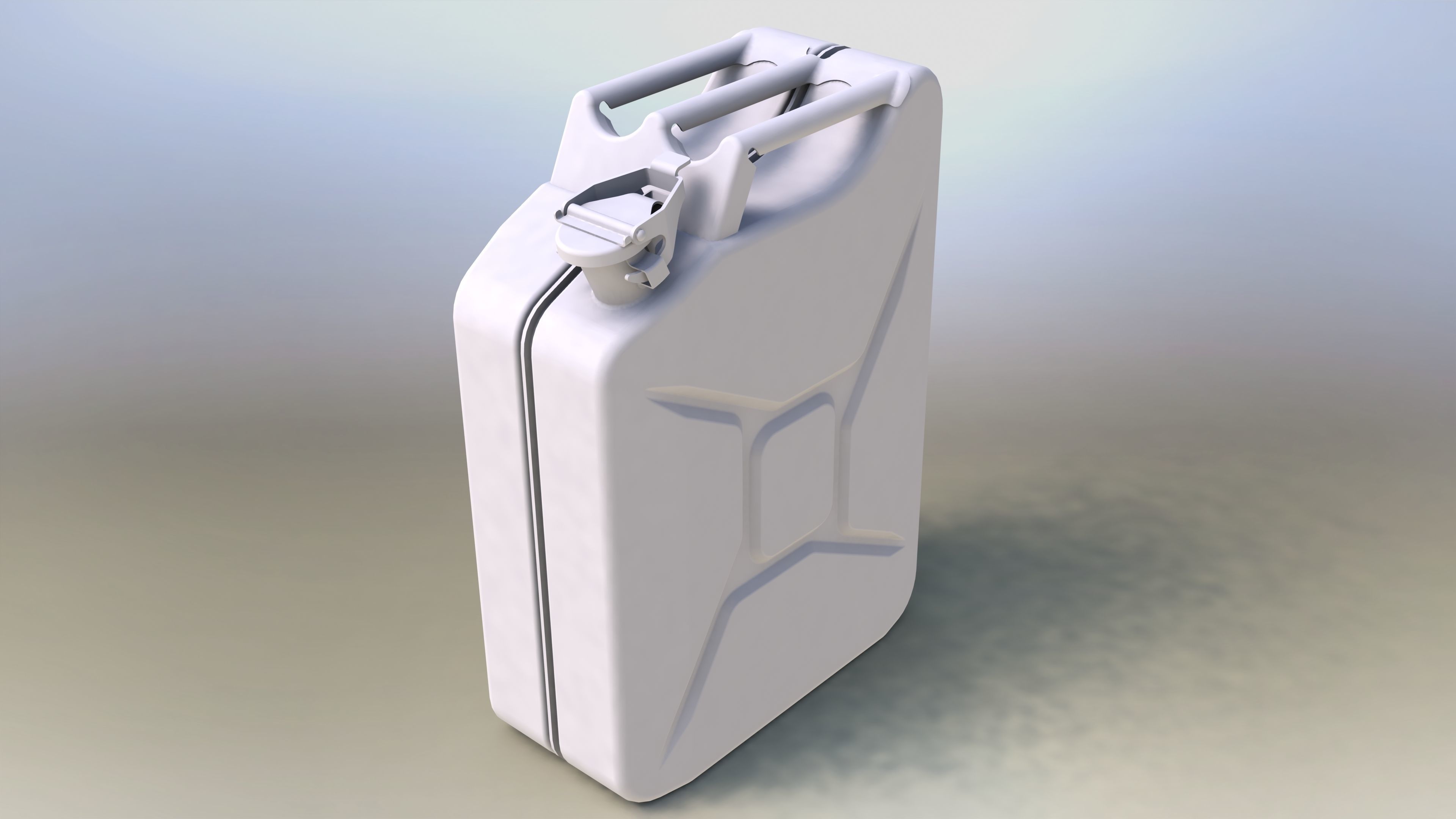 Jerrycan 20 L 3D model | CGTrader