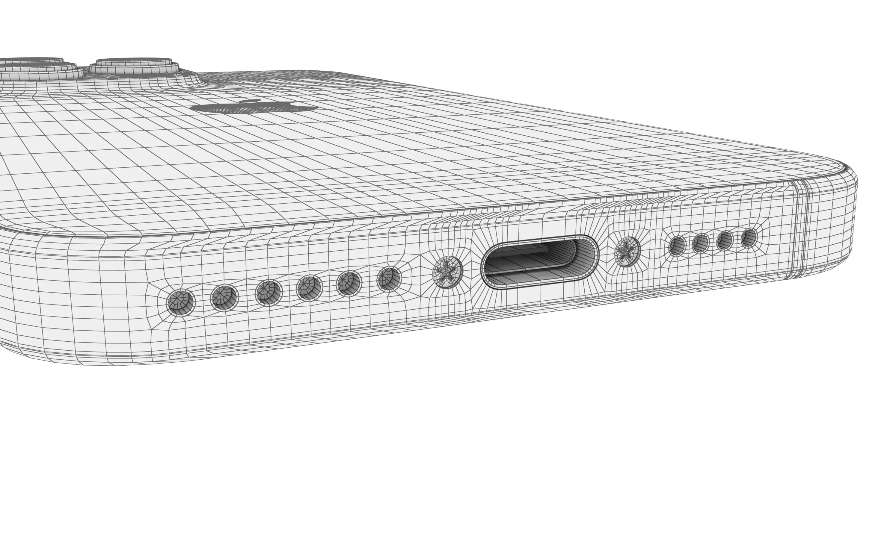 Apple iPhone 16 Pro Natural Titanium High Poly 3D model_26