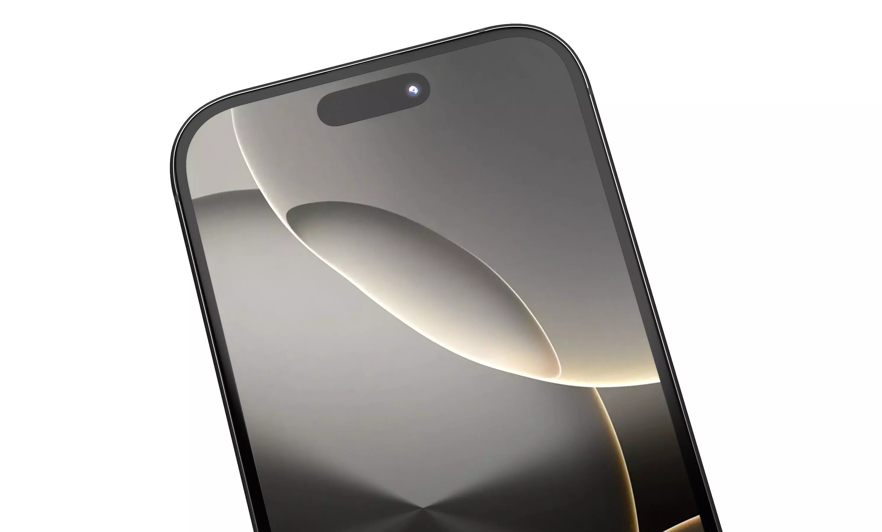 Apple iPhone 16 Pro Natural Titanium High Poly 3D model_15