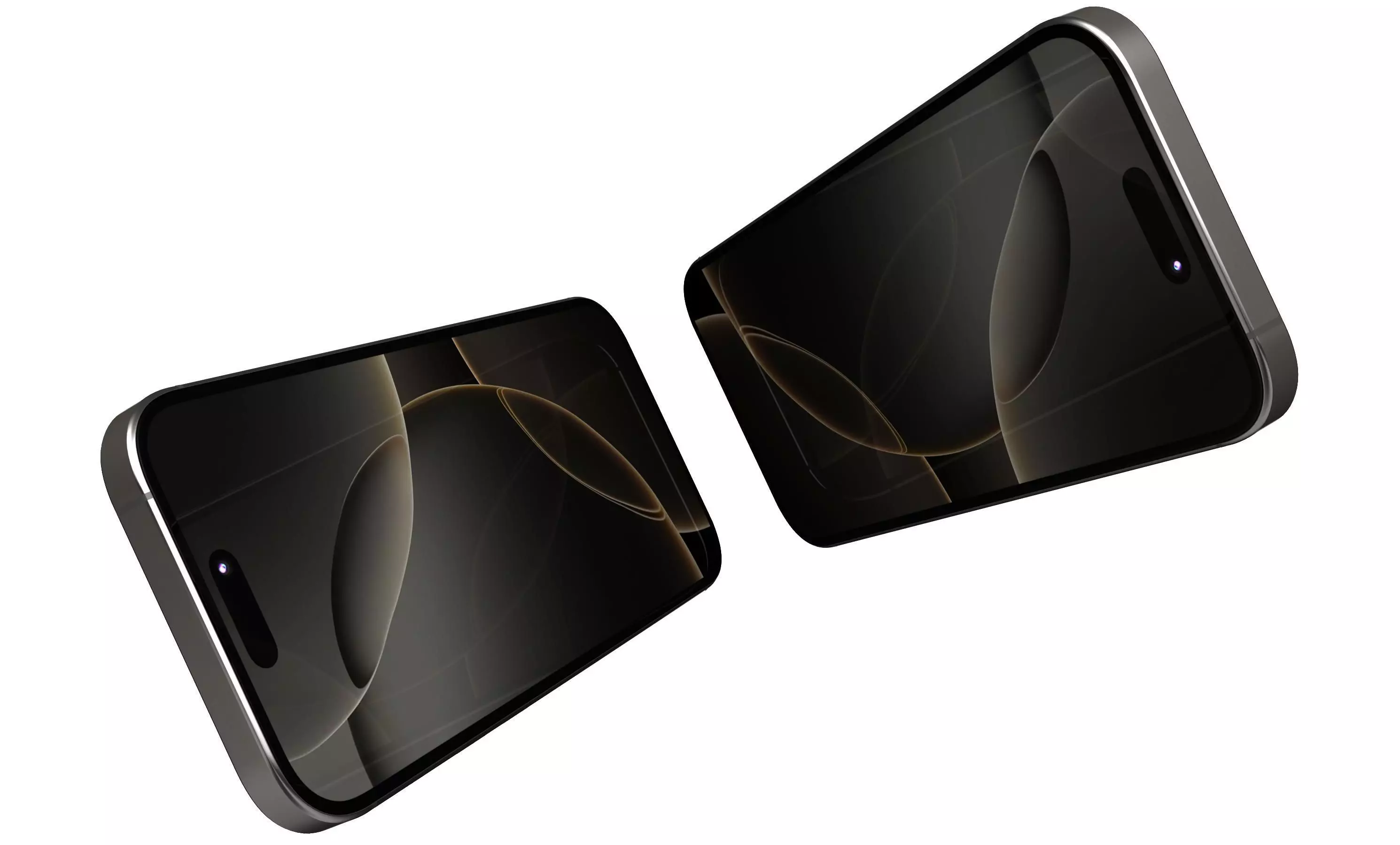 Apple iPhone 16 Pro Natural Titanium High Poly 3D model_10