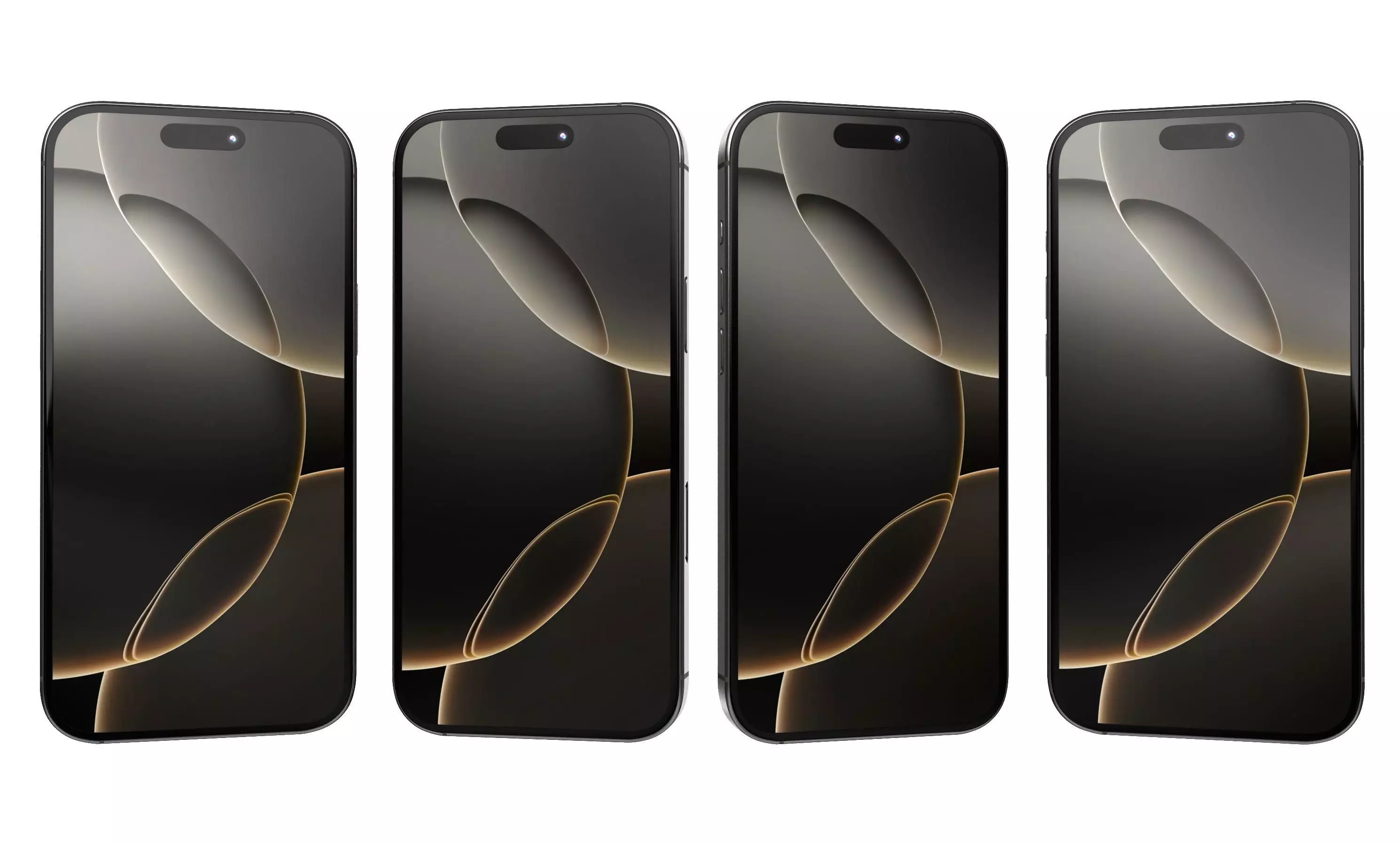 Apple iPhone 16 Pro Natural Titanium High Poly 3D model_7