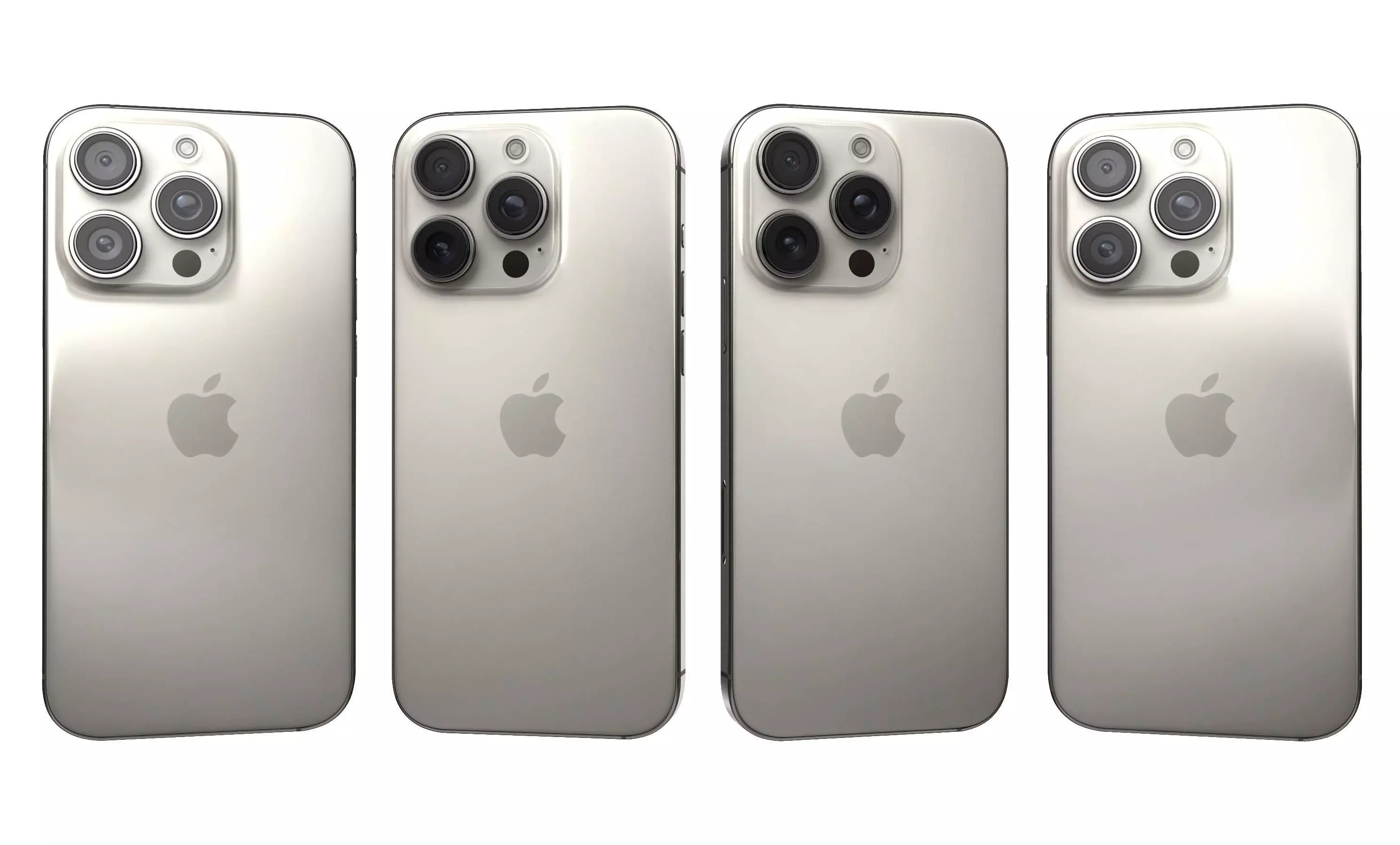 Apple iPhone 16 Pro Natural Titanium High Poly 3D model_25