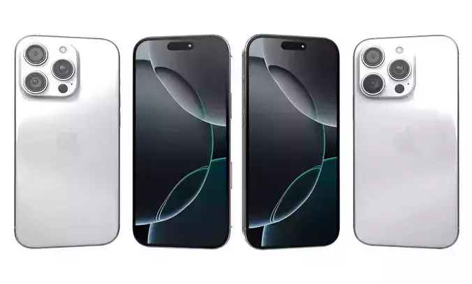 Apple iPhone 16 Pro White Titanium High Poly 