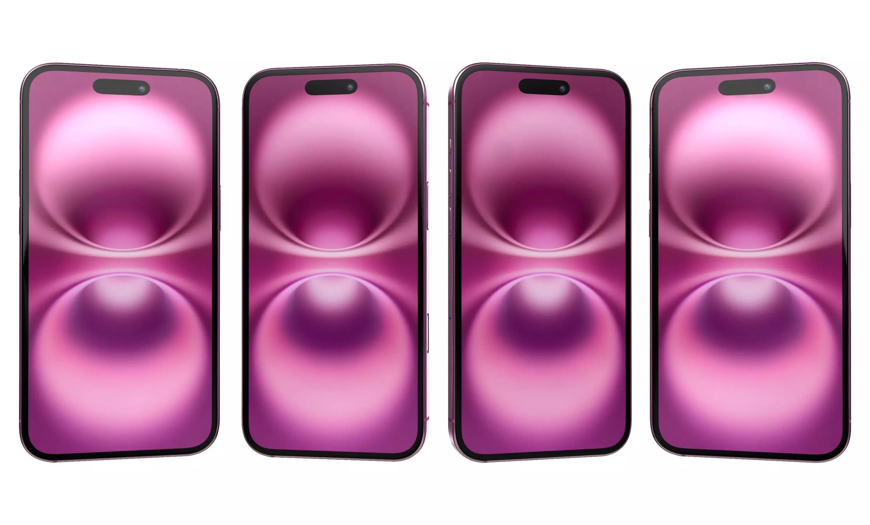 Apple iPhone 16 All Colors High Poly 3D model_37