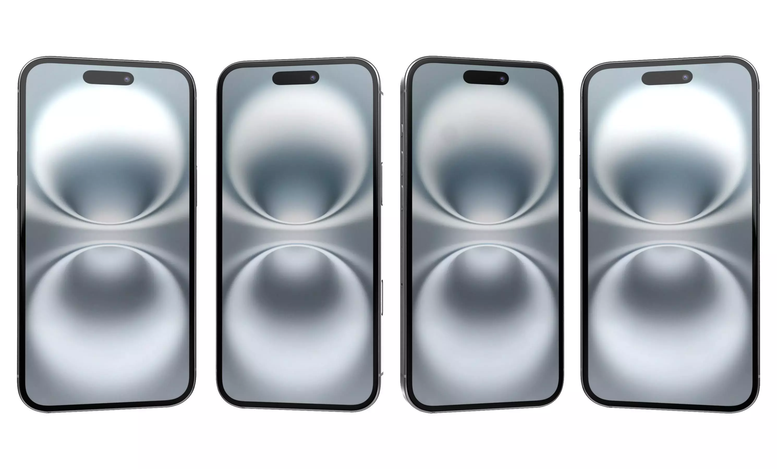 Apple iPhone 16 All Colors High Poly 3D model_4