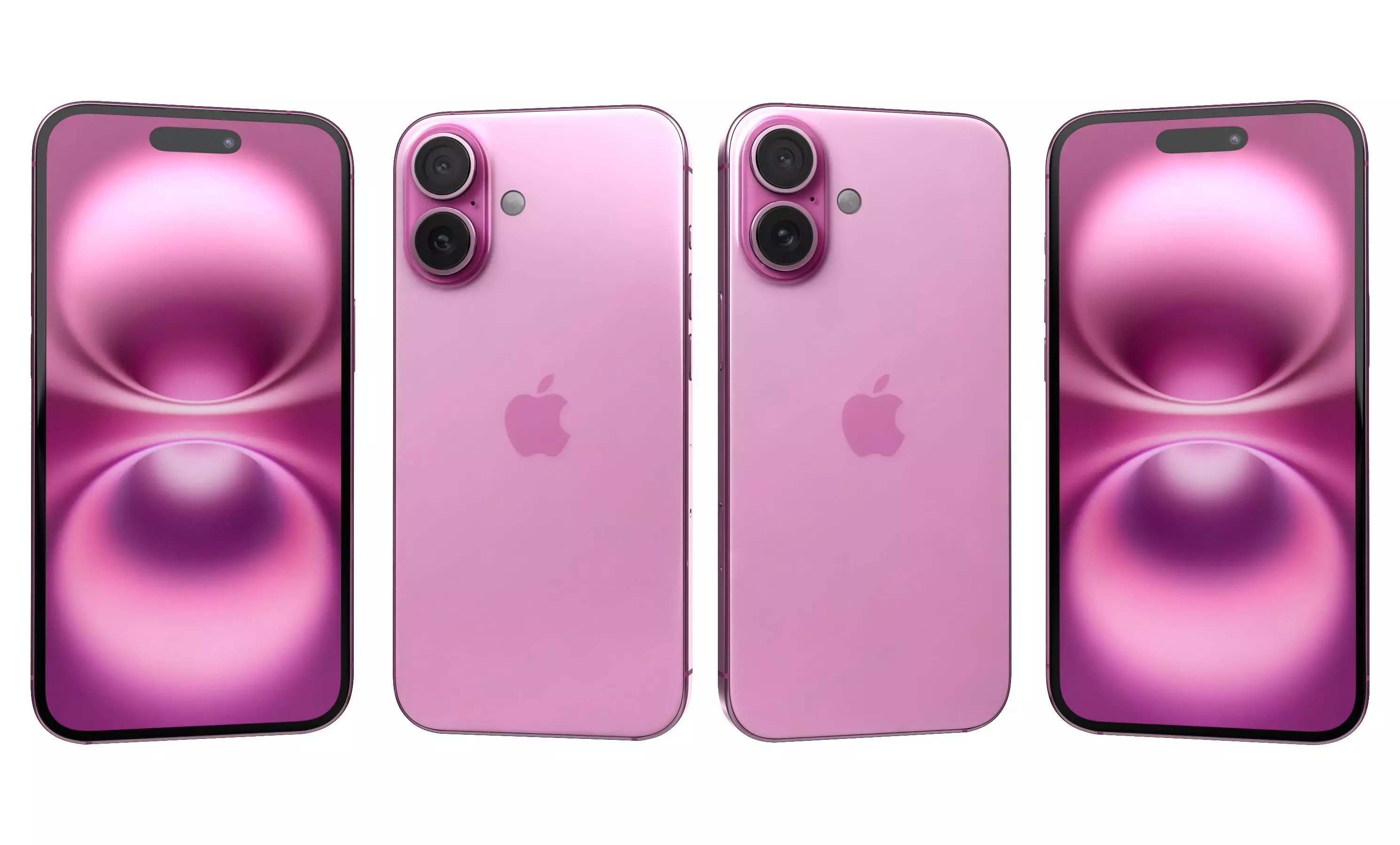 Apple iPhone 16 All Colors High Poly 3D model_38
