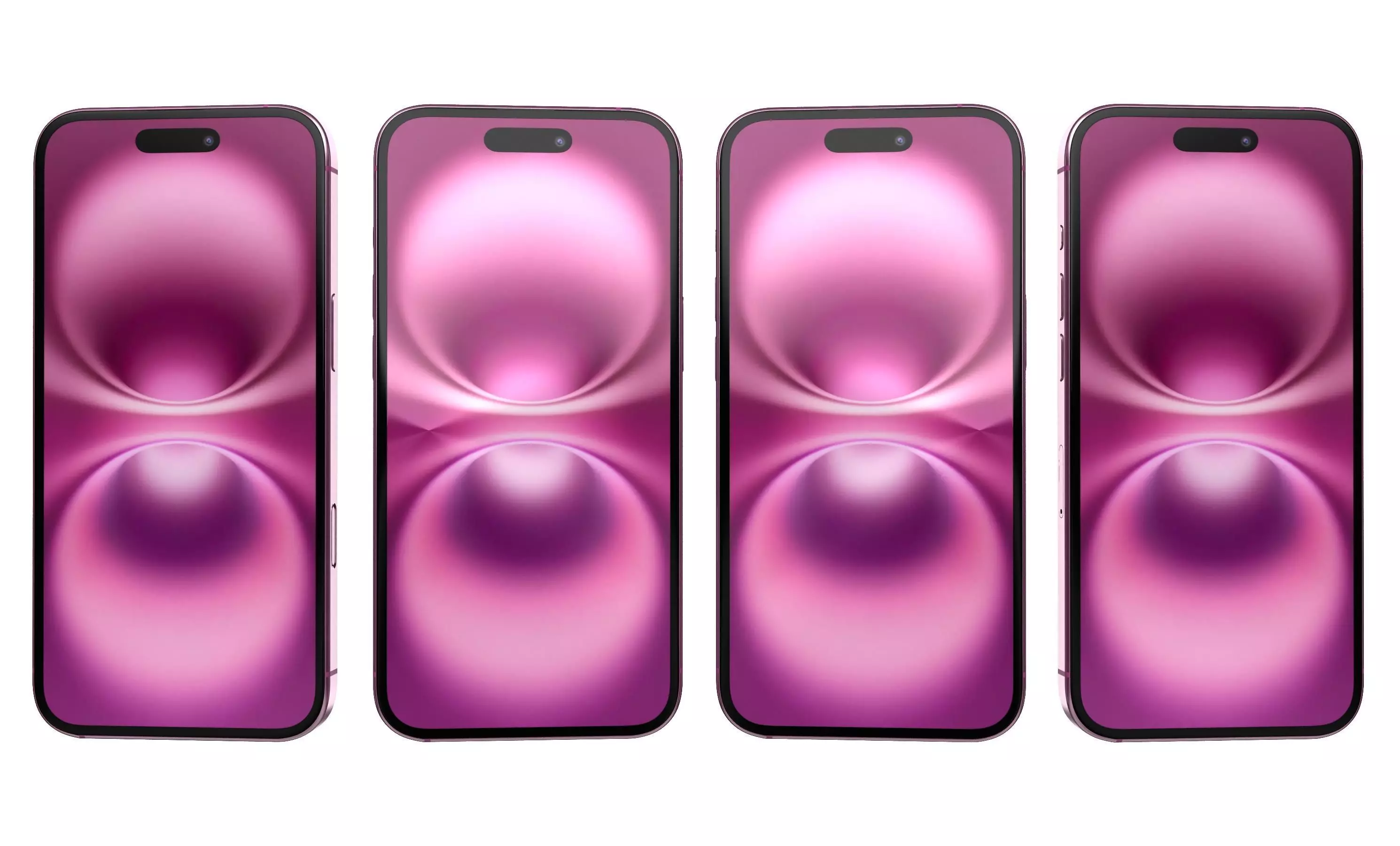 Apple iPhone 16 All Colors High Poly 3D model_43