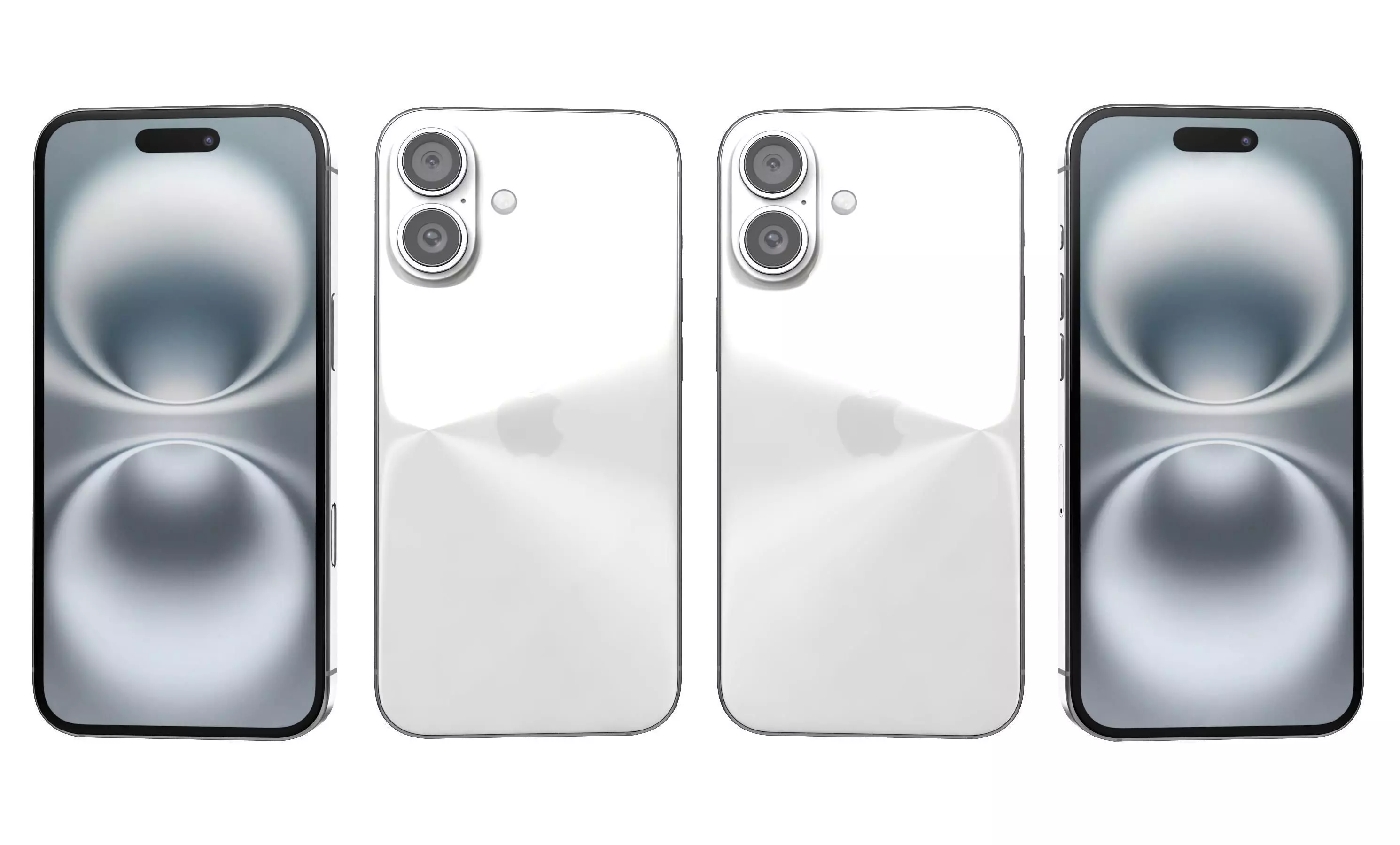 Apple iPhone 16 All Colors High Poly 3D model_7