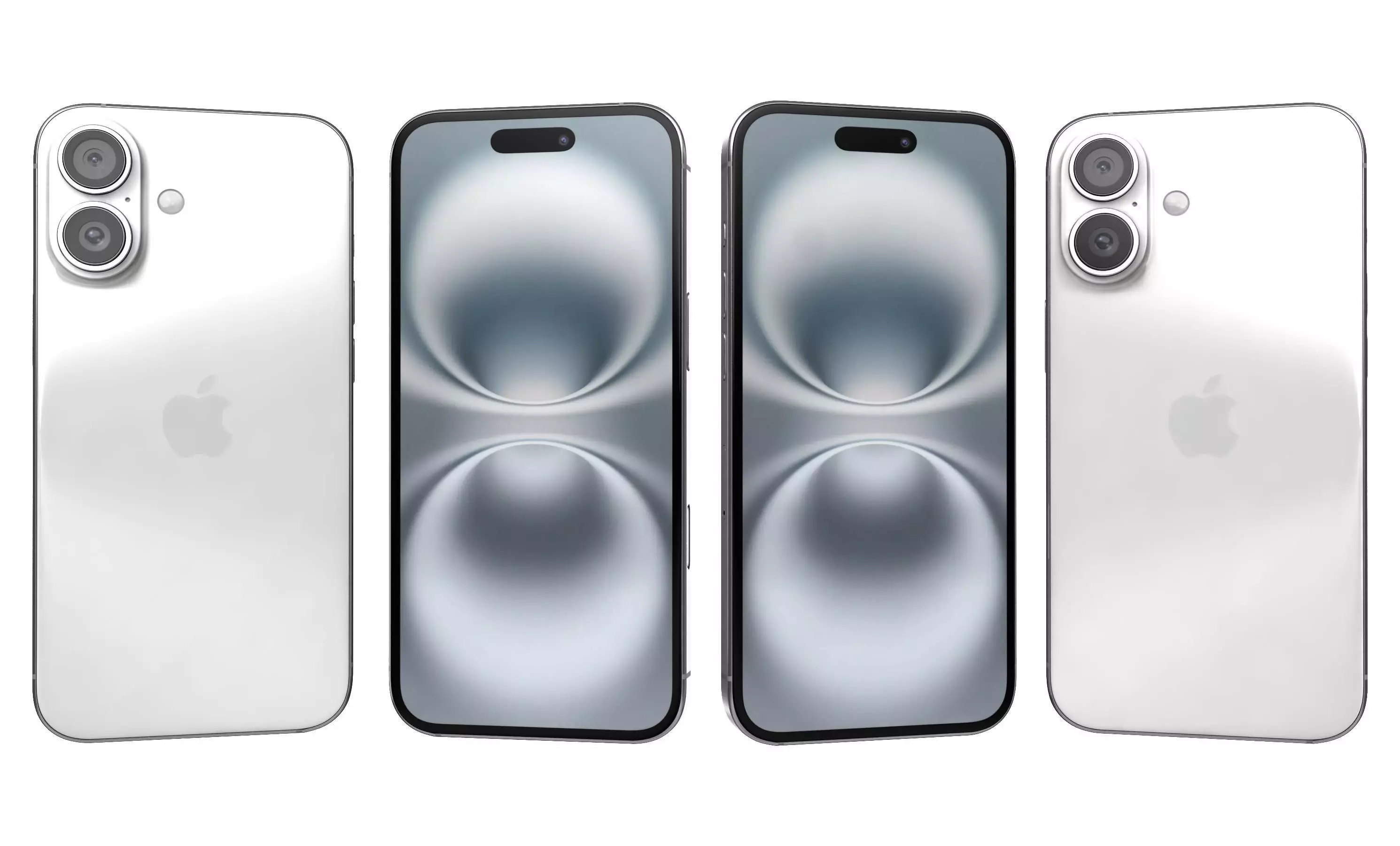 Apple iPhone 16 All Colors High Poly 3D model_3