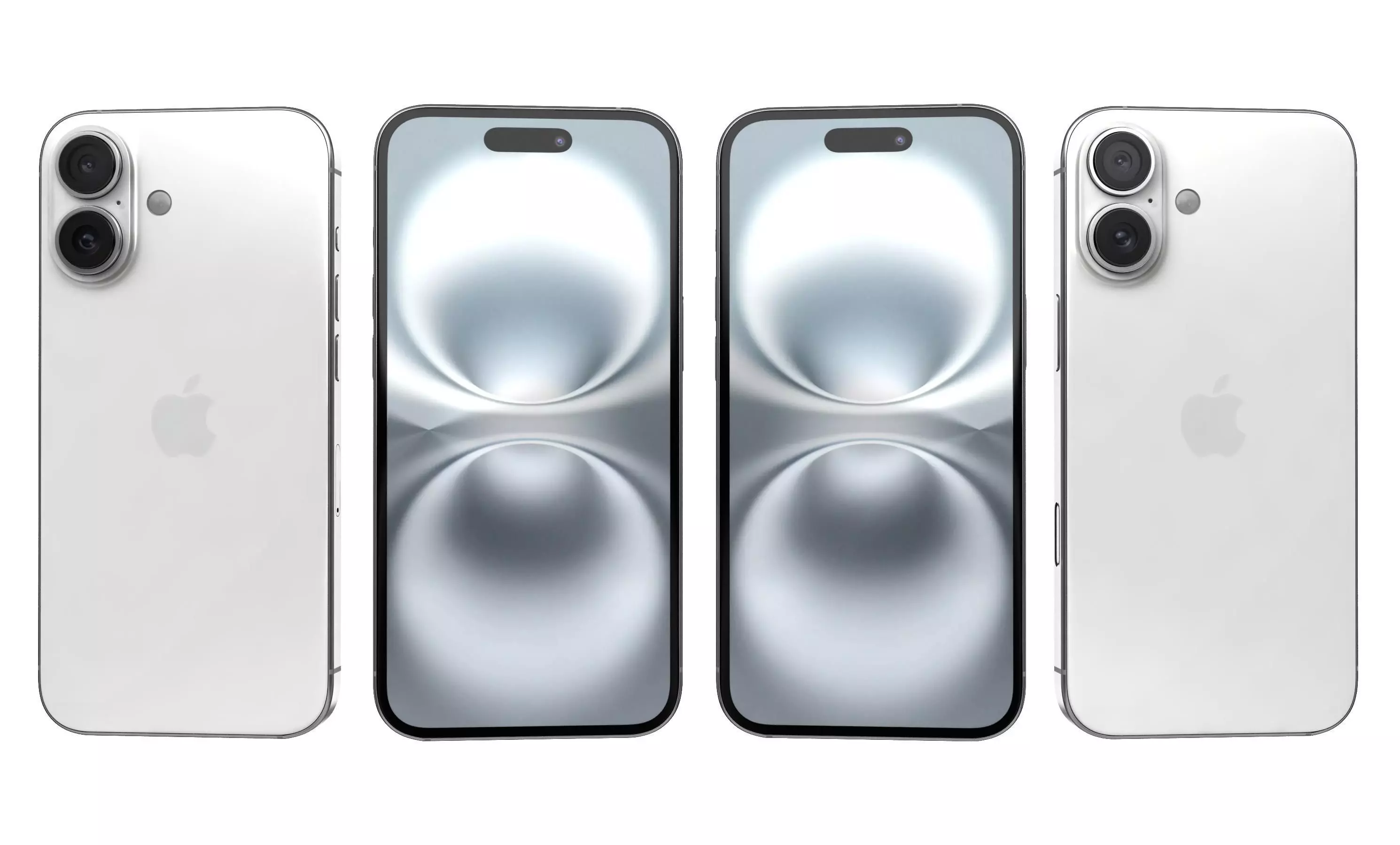 Apple iPhone 16 All Colors High Poly 3D model_9