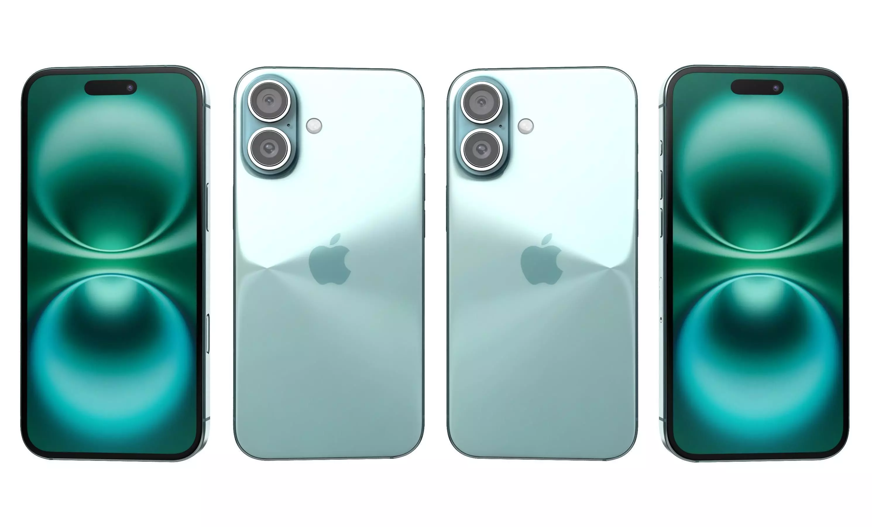 Apple iPhone 16 All Colors High Poly 3D model_29