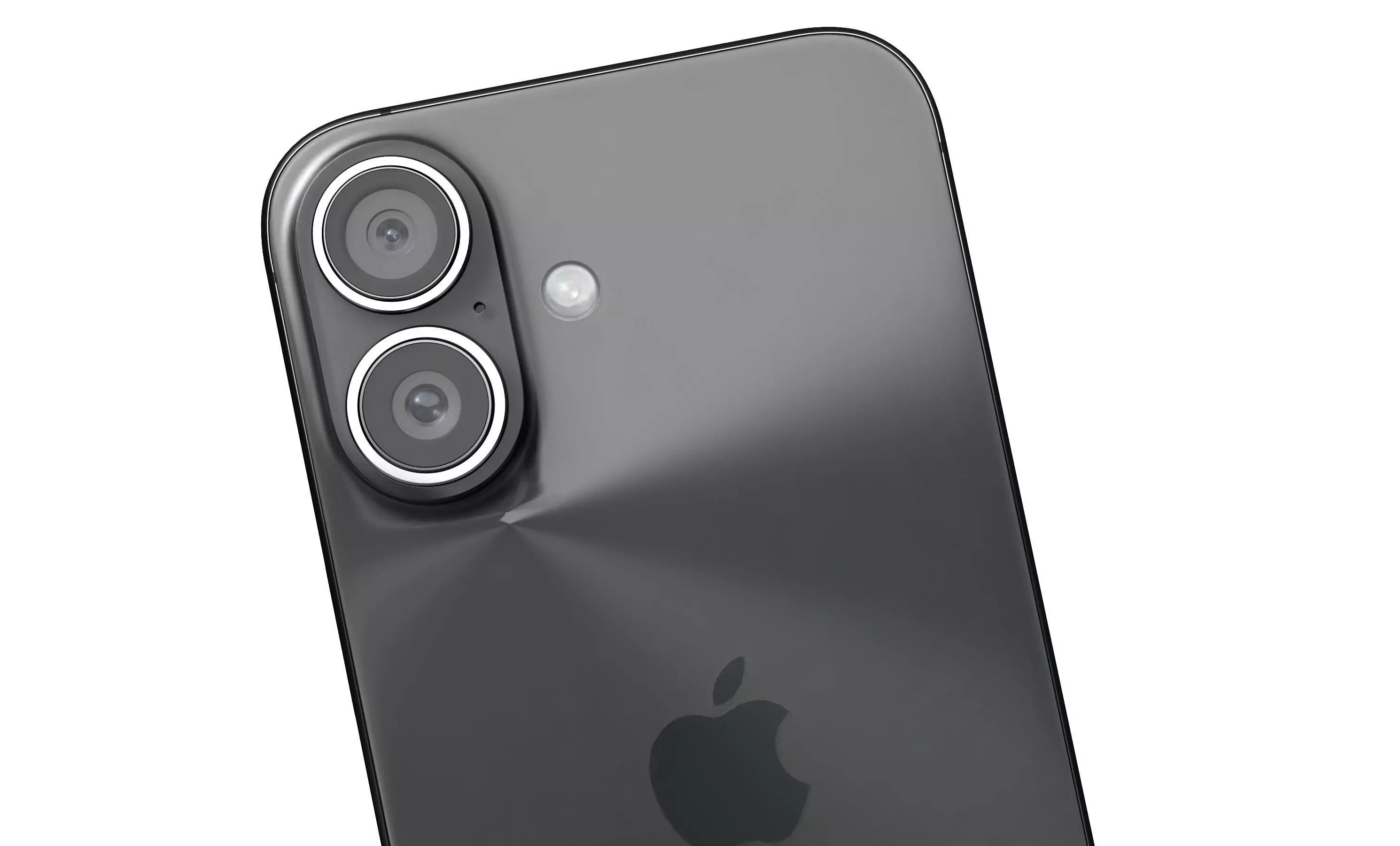 Apple iPhone 16 Black High Poly 3D model_9