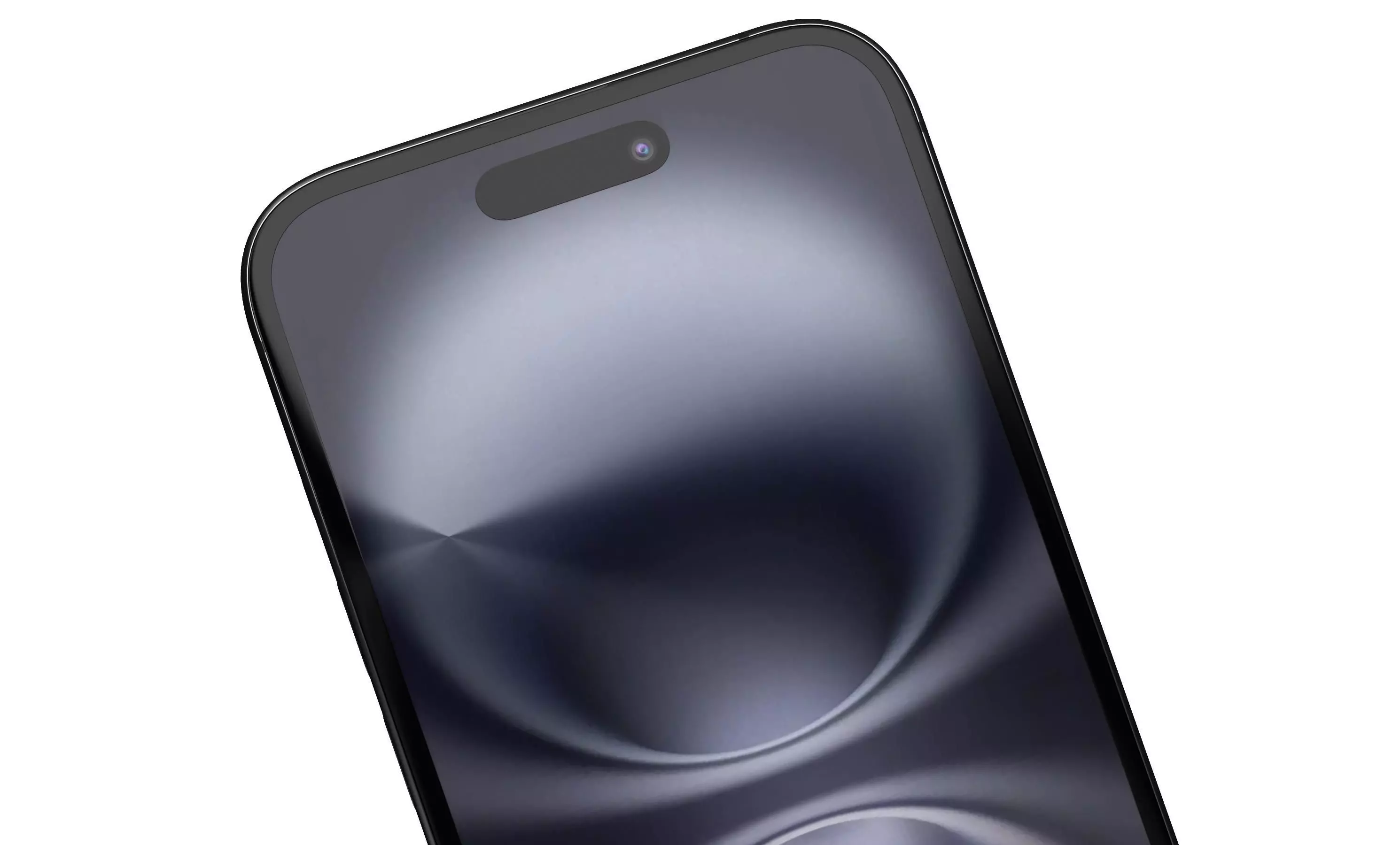 Apple iPhone 16 Black High Poly 3D model_8