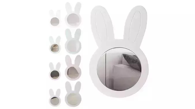 Askona Wall mounted mirror Bunny