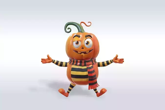 Cheerful Pumpkin CuteHalloween