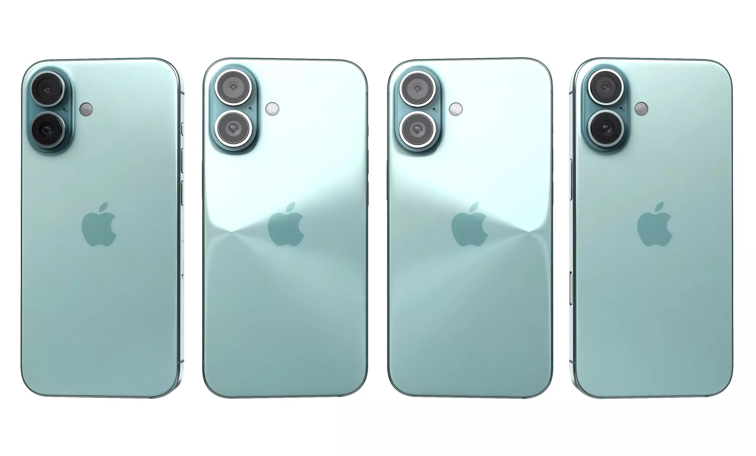 Apple iPhone 16 Green High Poly  3D model_24