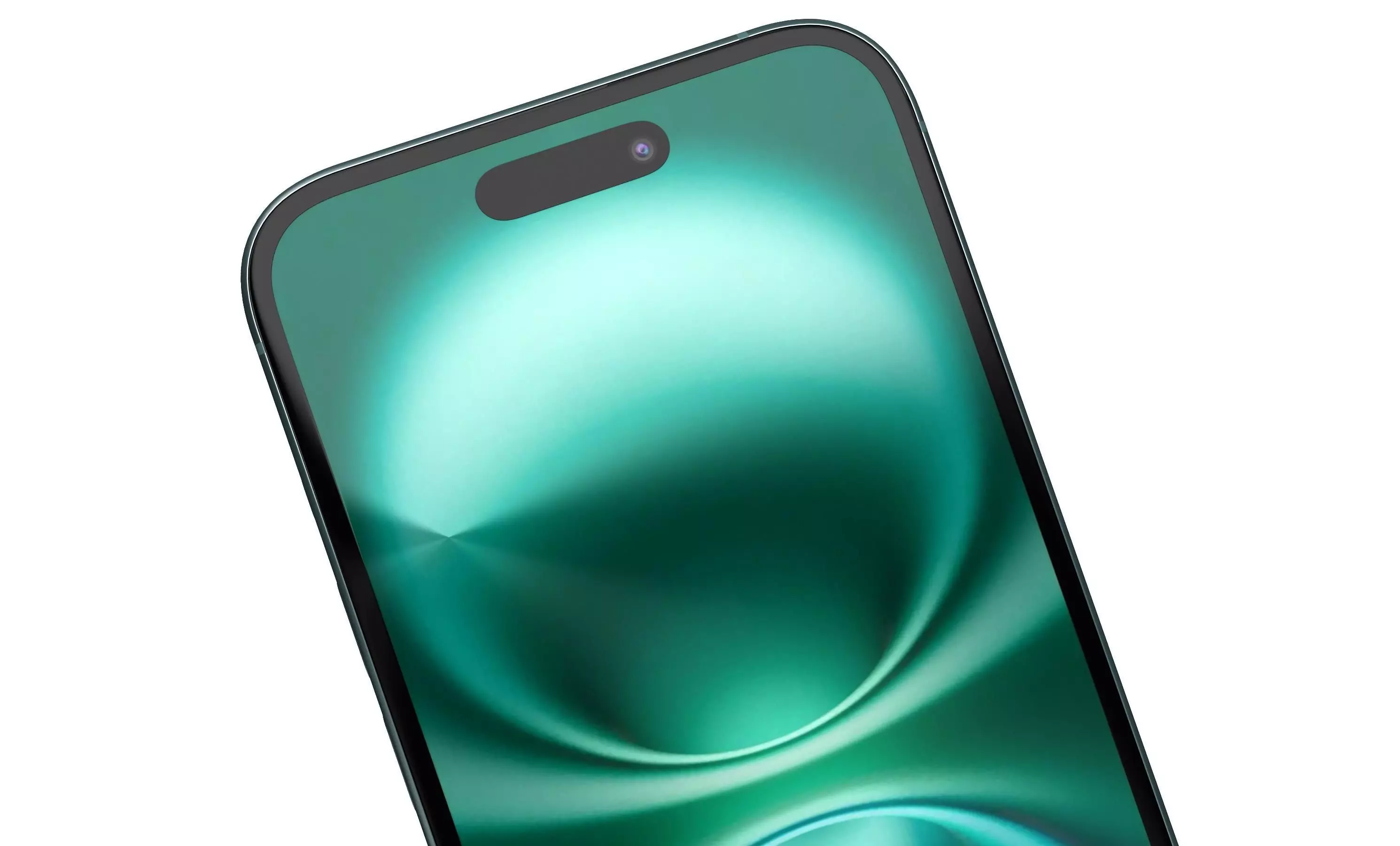 Apple iPhone 16 Green High Poly  3D model_8