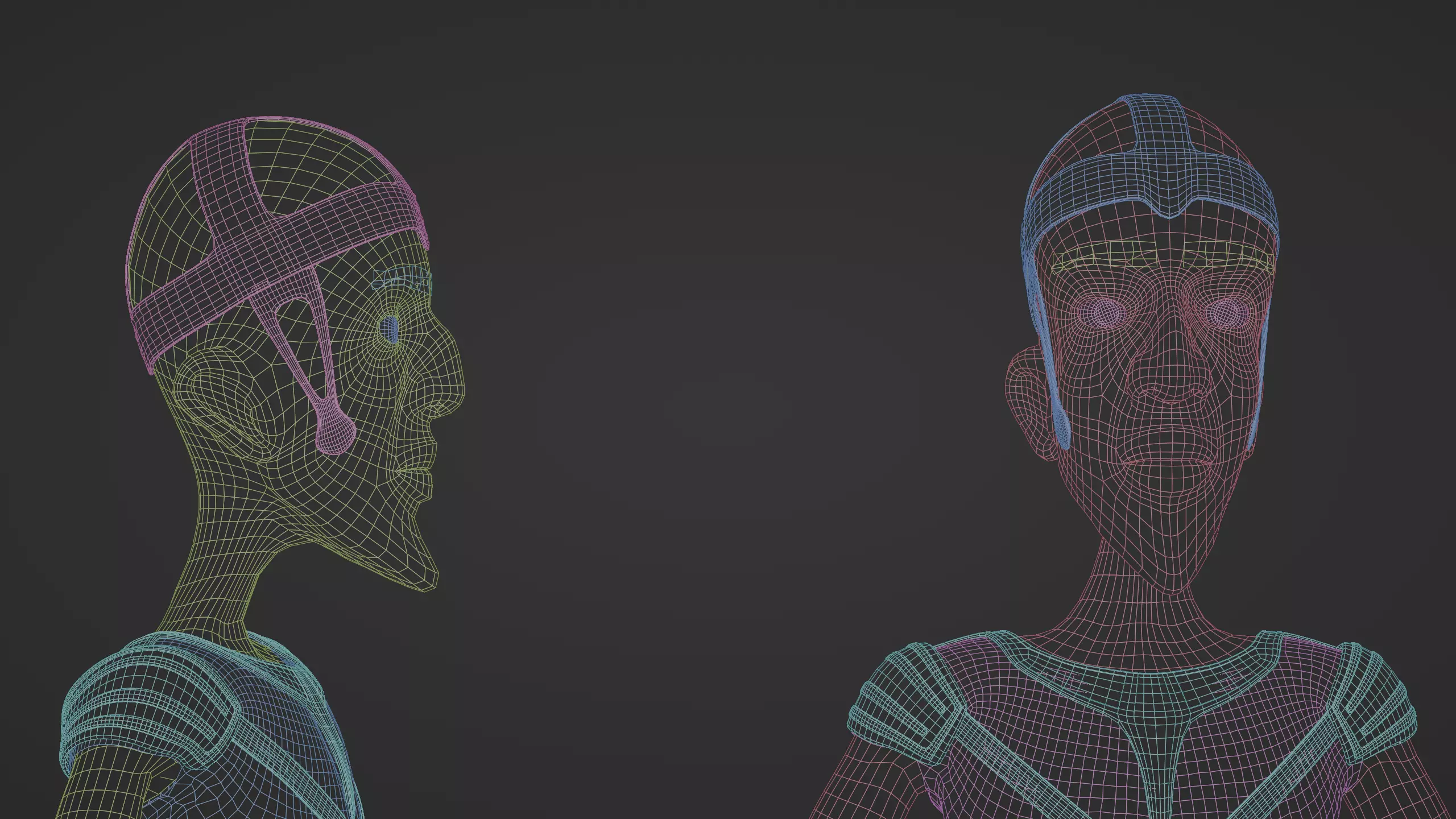 Stylized Alien Character Low-poly 3D model_5