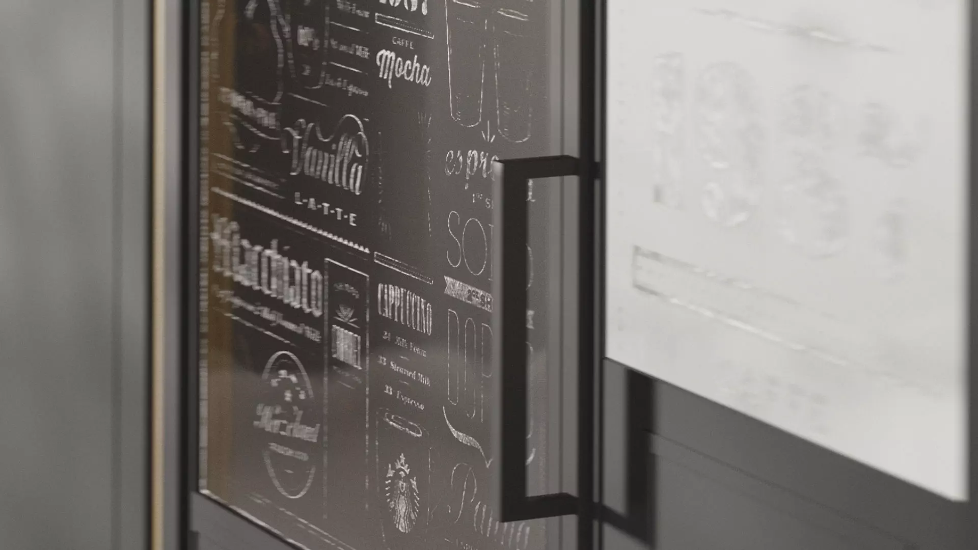 Cafe Facade Element 3D model_4