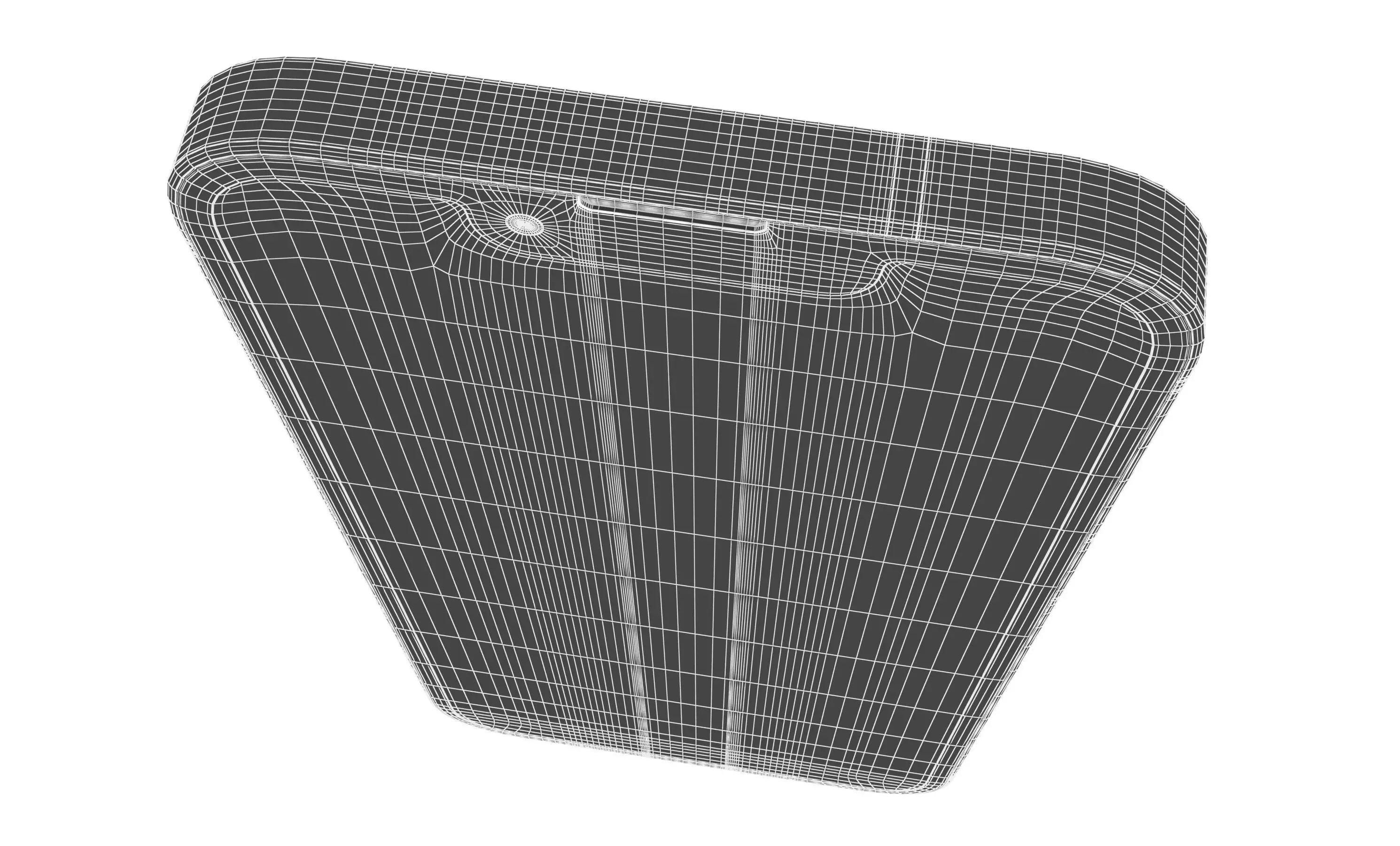 Apple iPhone 16e White High Poly 3D model_13