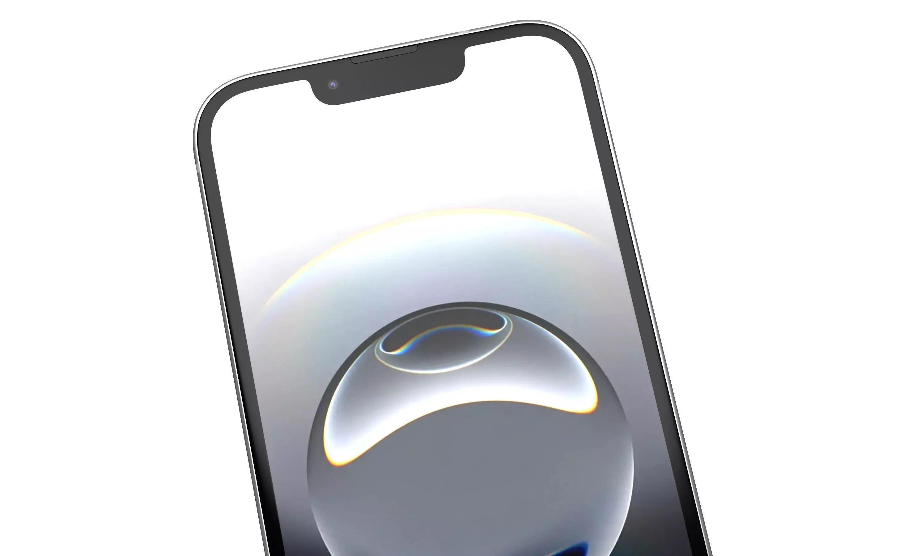 Apple iPhone 16e White High Poly 3D model_8