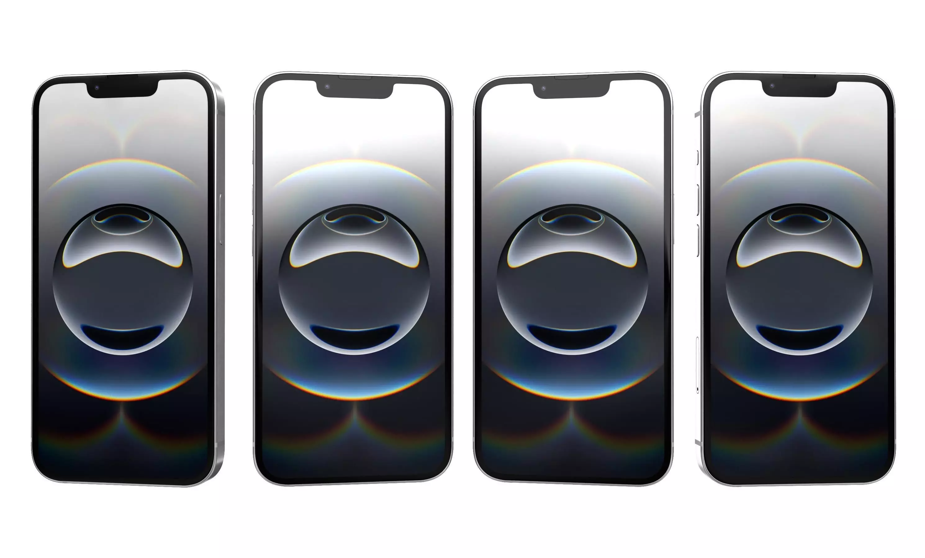 Apple iPhone 16e White High Poly 3D model_28