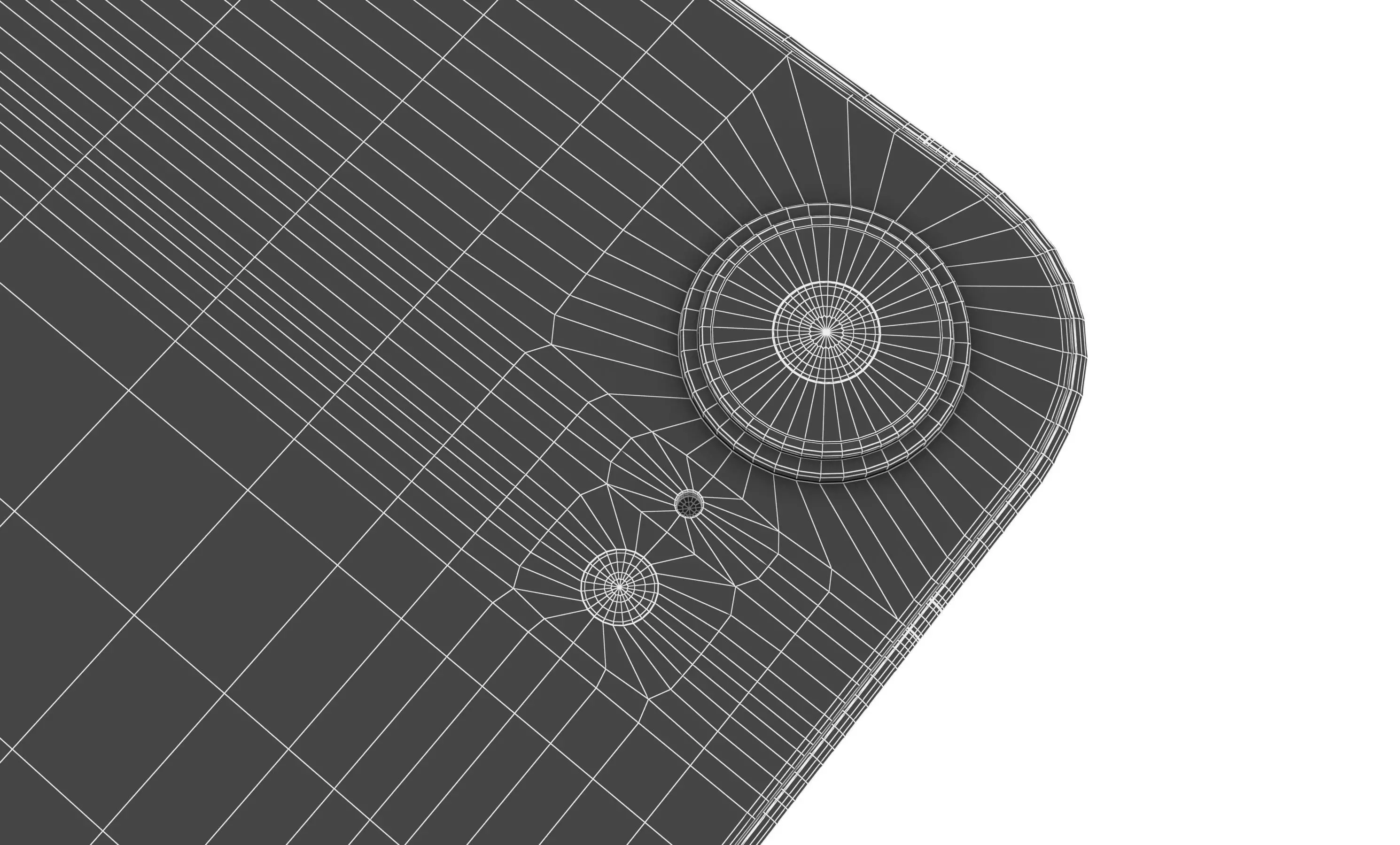 Apple iPhone 16e White High Poly 3D model_21