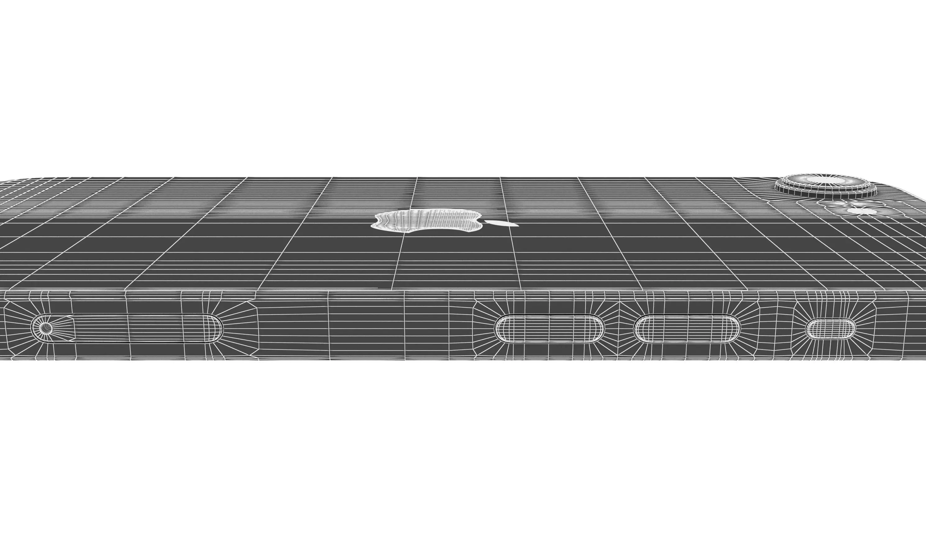 Apple iPhone 16e White High Poly 3D model_19