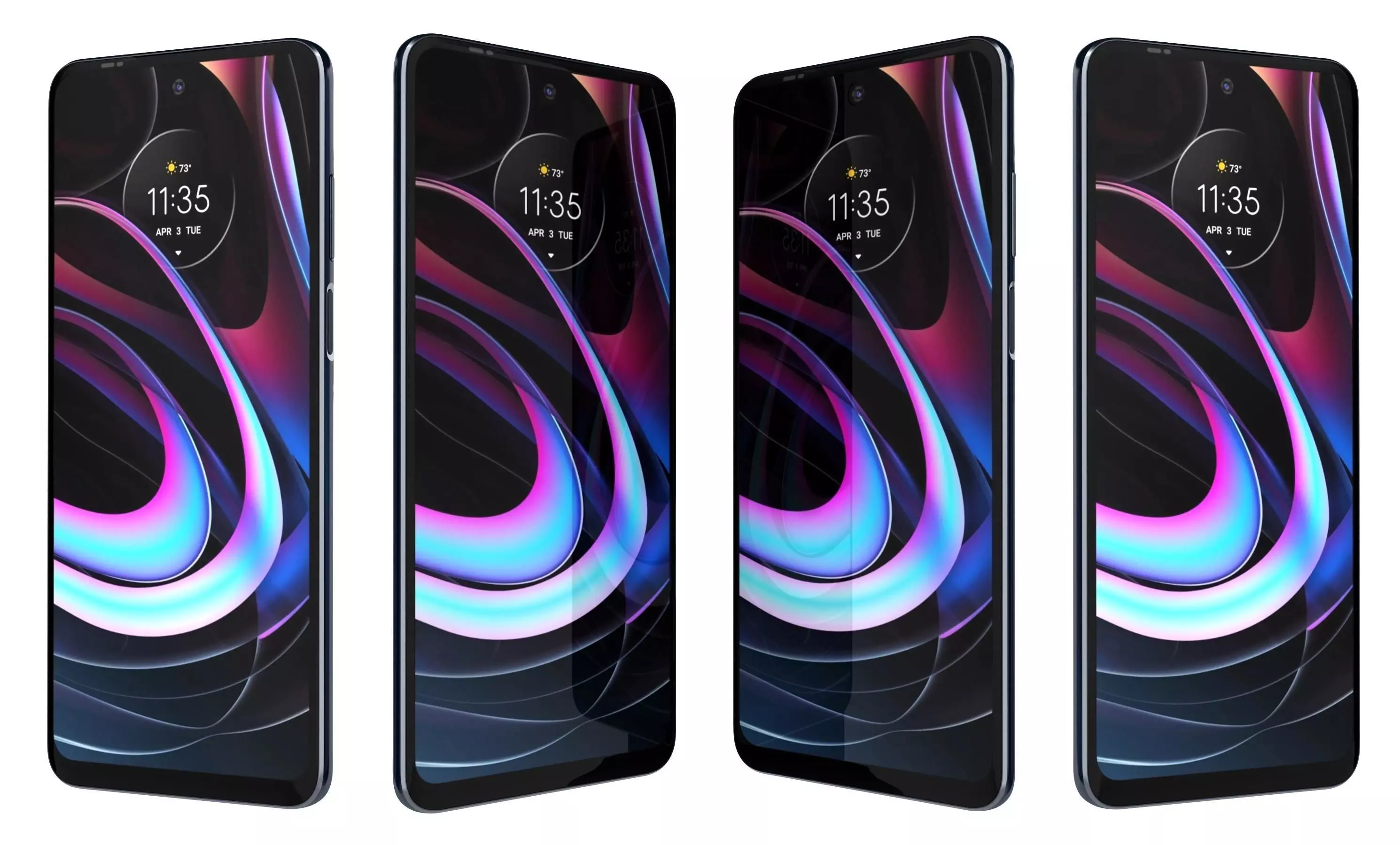 Motorola Edge 2021 High Poly 3D model_28