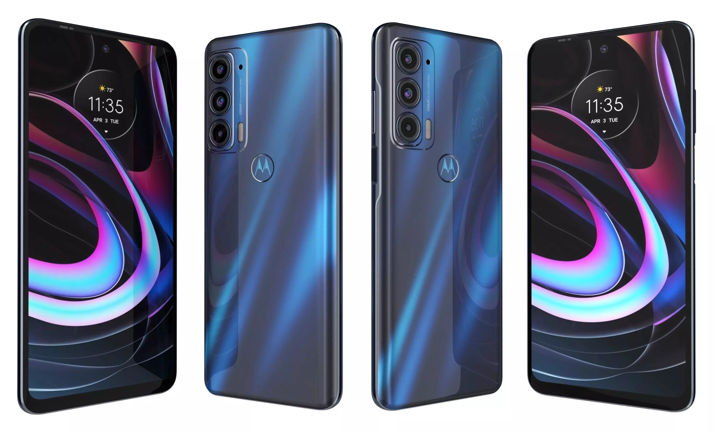 Motorola Edge 2021 High Poly 3D model_21