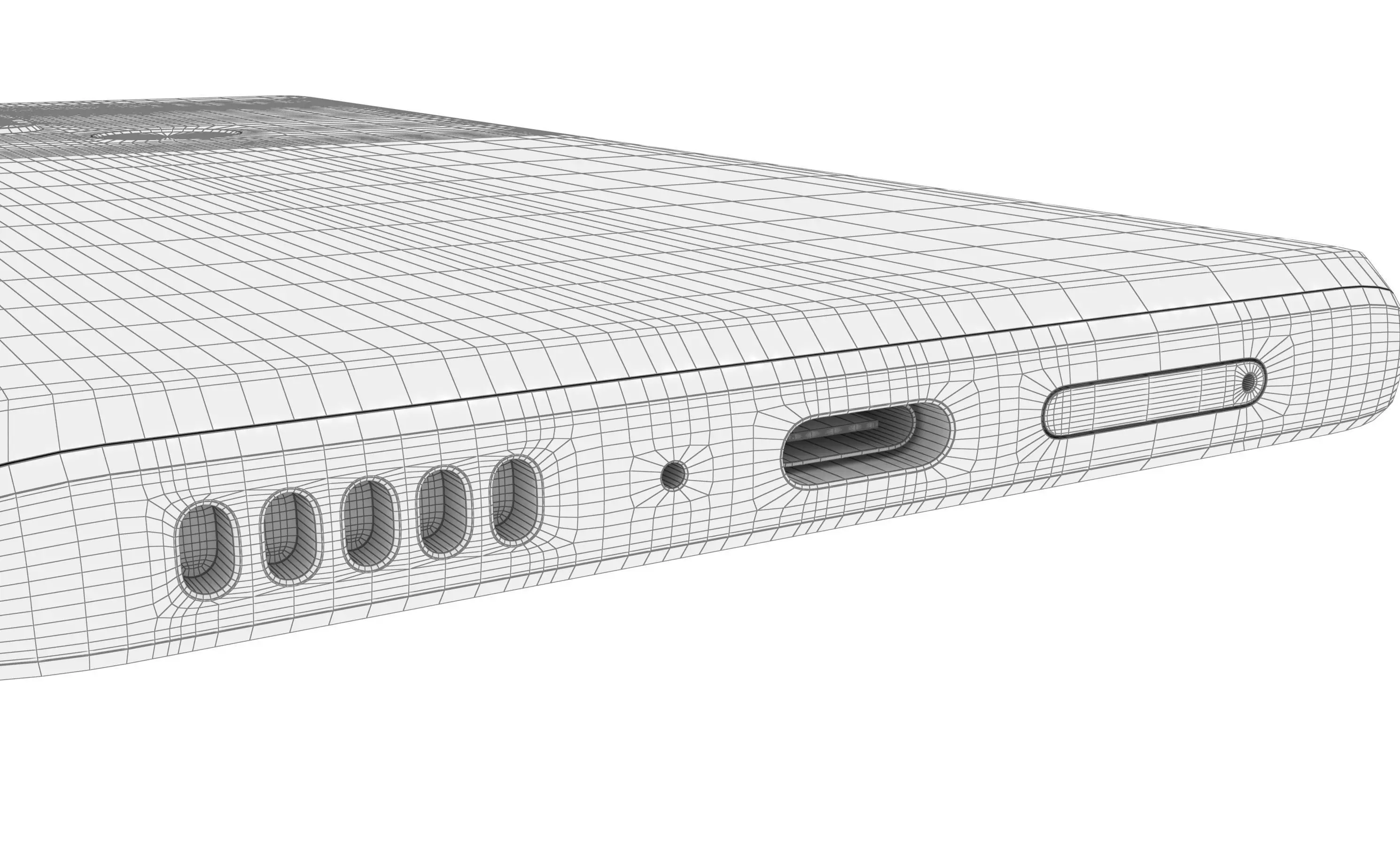 Motorola Edge 2021 High Poly 3D model_23