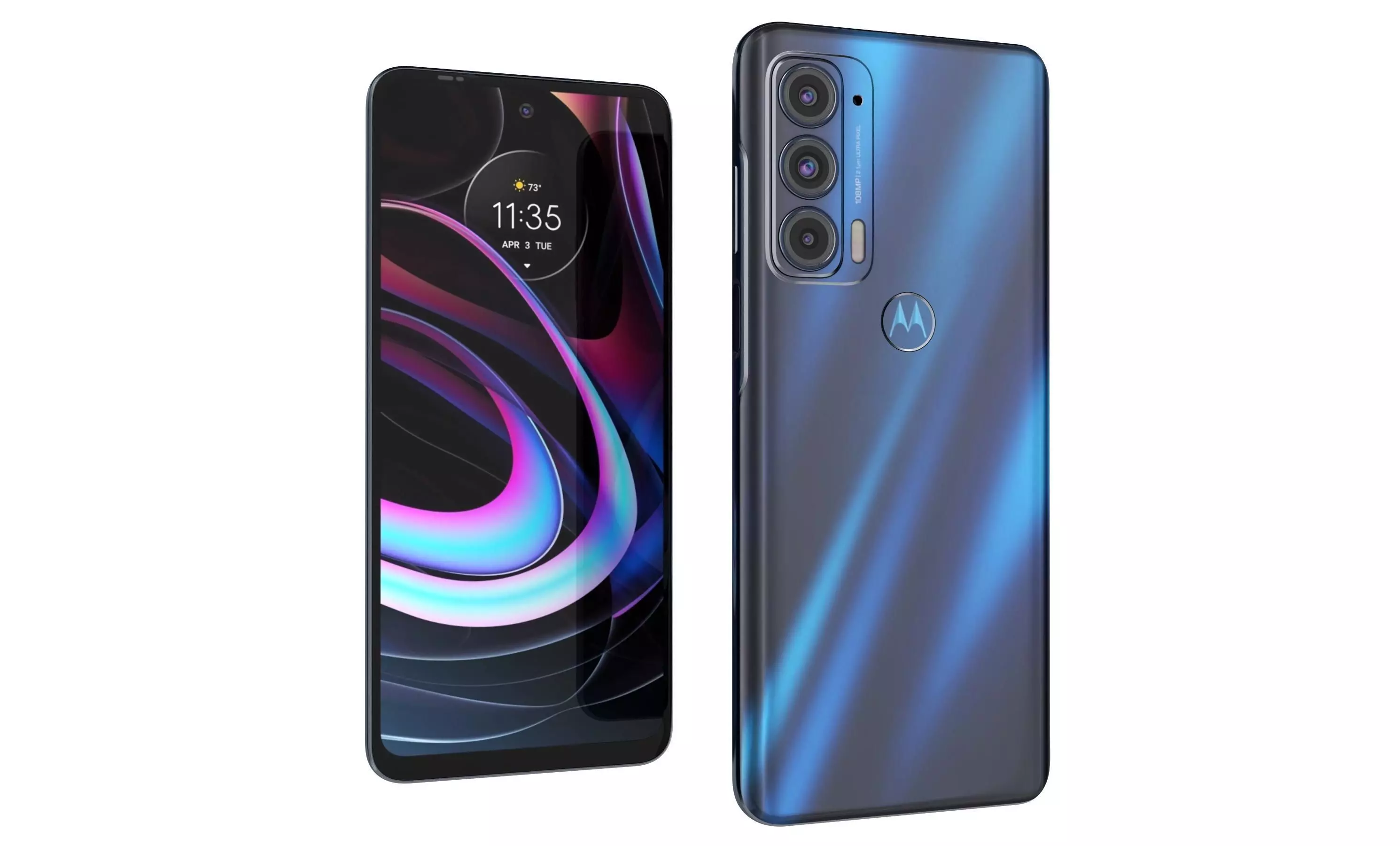 Motorola Edge 2021 High Poly 3D model_1