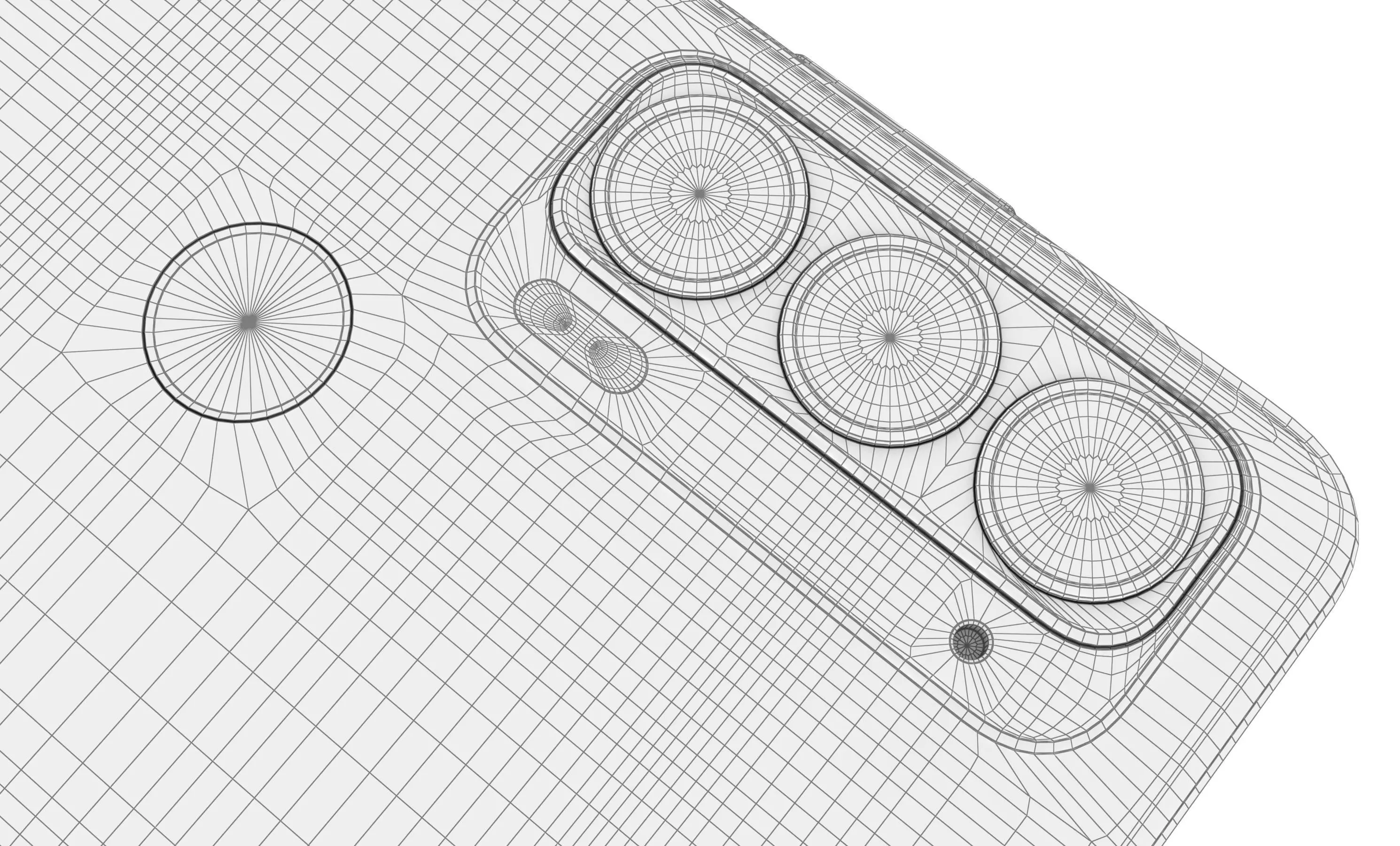 Motorola Edge 2021 High Poly 3D model_20