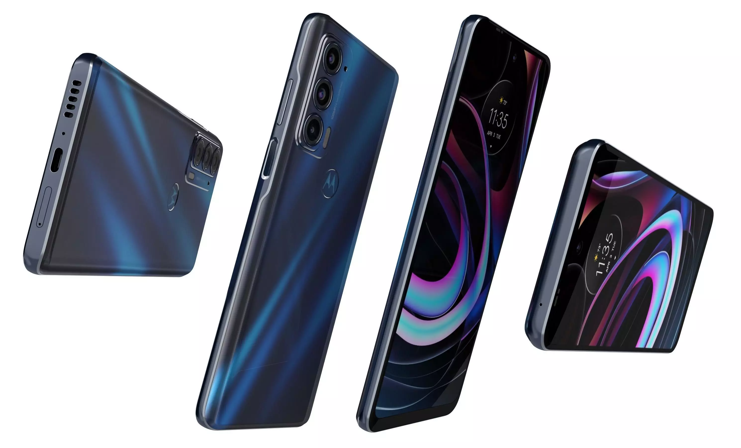 Motorola Edge 2021 High Poly 3D model_5