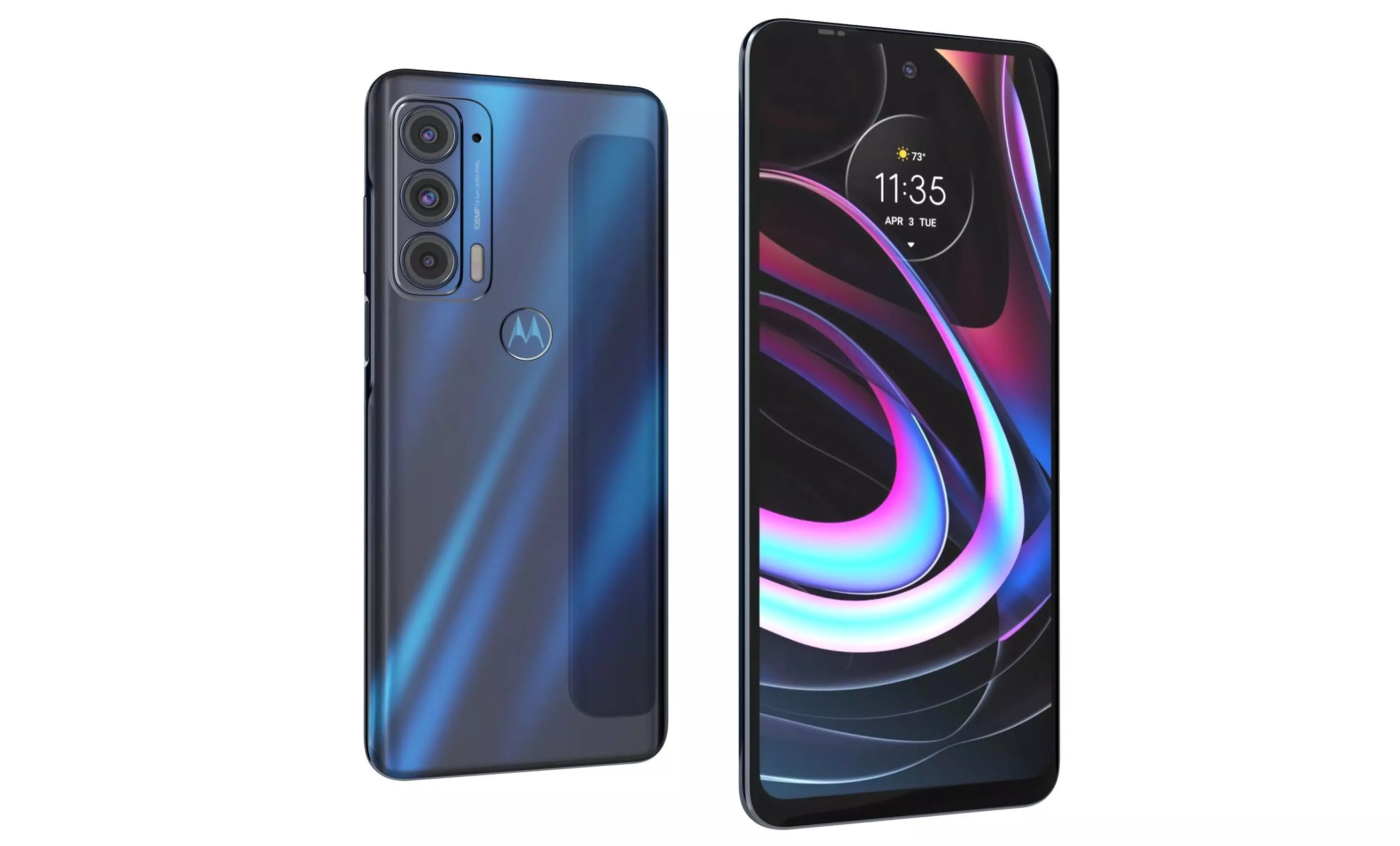 Motorola Edge 2021 High Poly 3D model_29