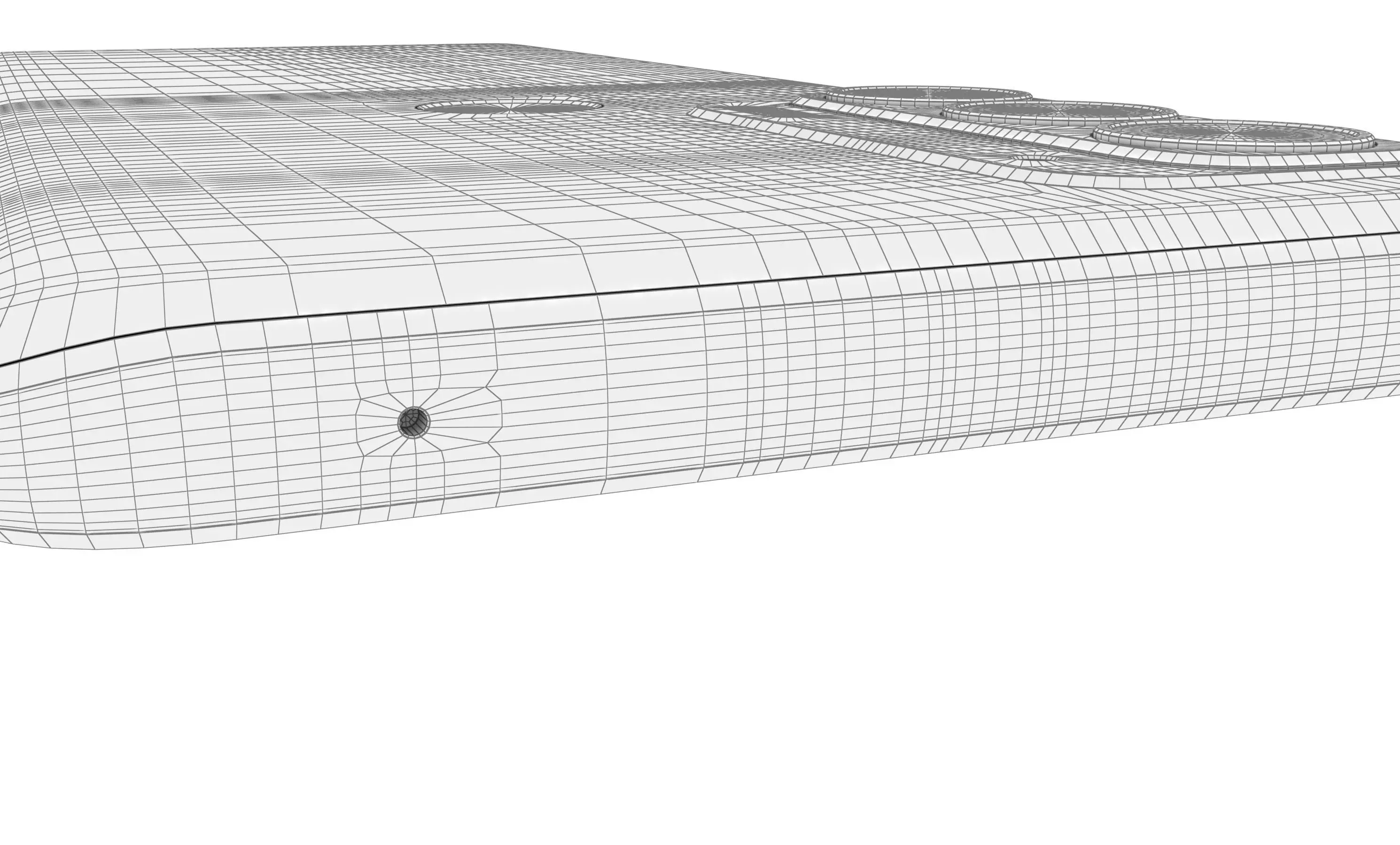 Motorola Edge 2021 High Poly 3D model_19