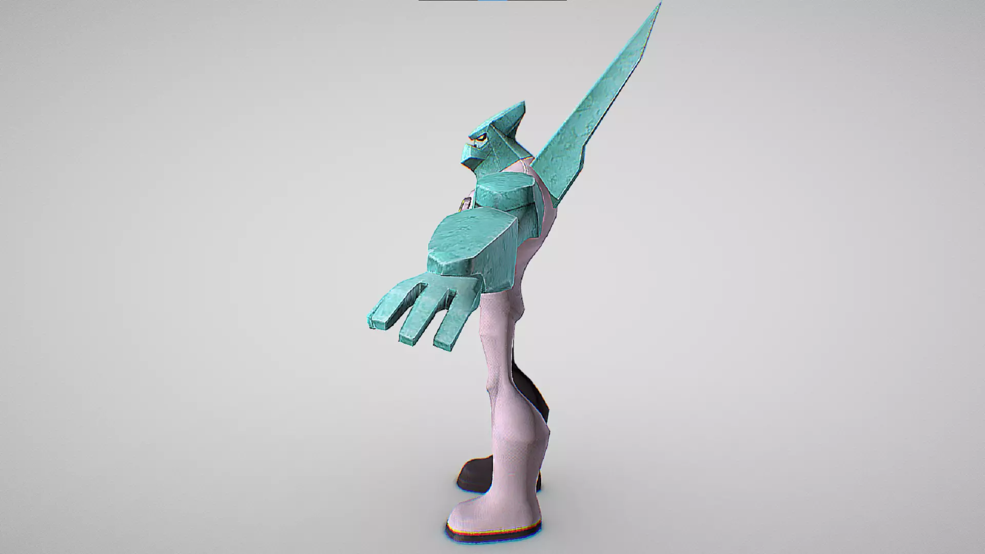 Diamondhead - DNA sample of a Petrosapien - Ben 10 Omniverse Low-poly 3D model_5