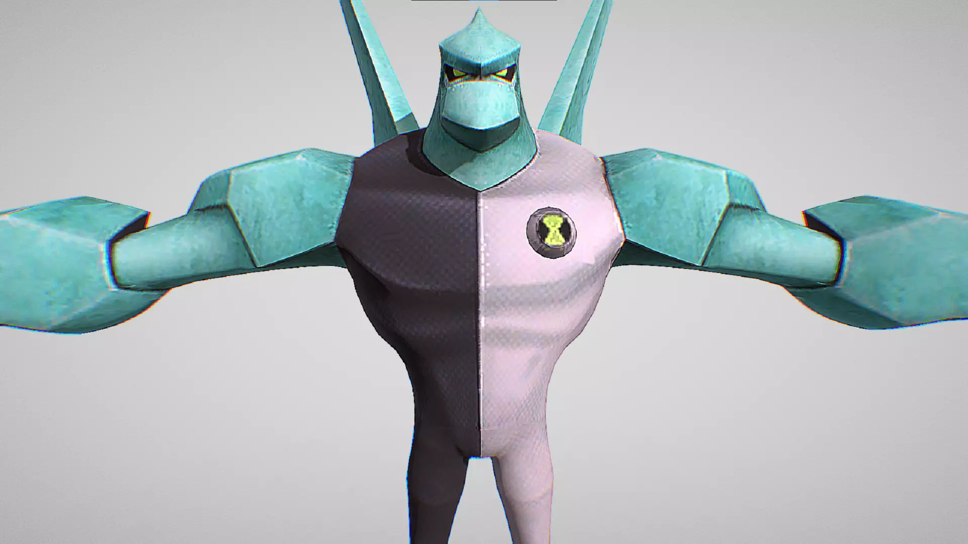 Diamondhead - DNA sample of a Petrosapien - Ben 10 Omniverse Low-poly 3D model_0
