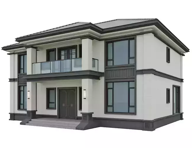 Modern Asian Villa Exterior