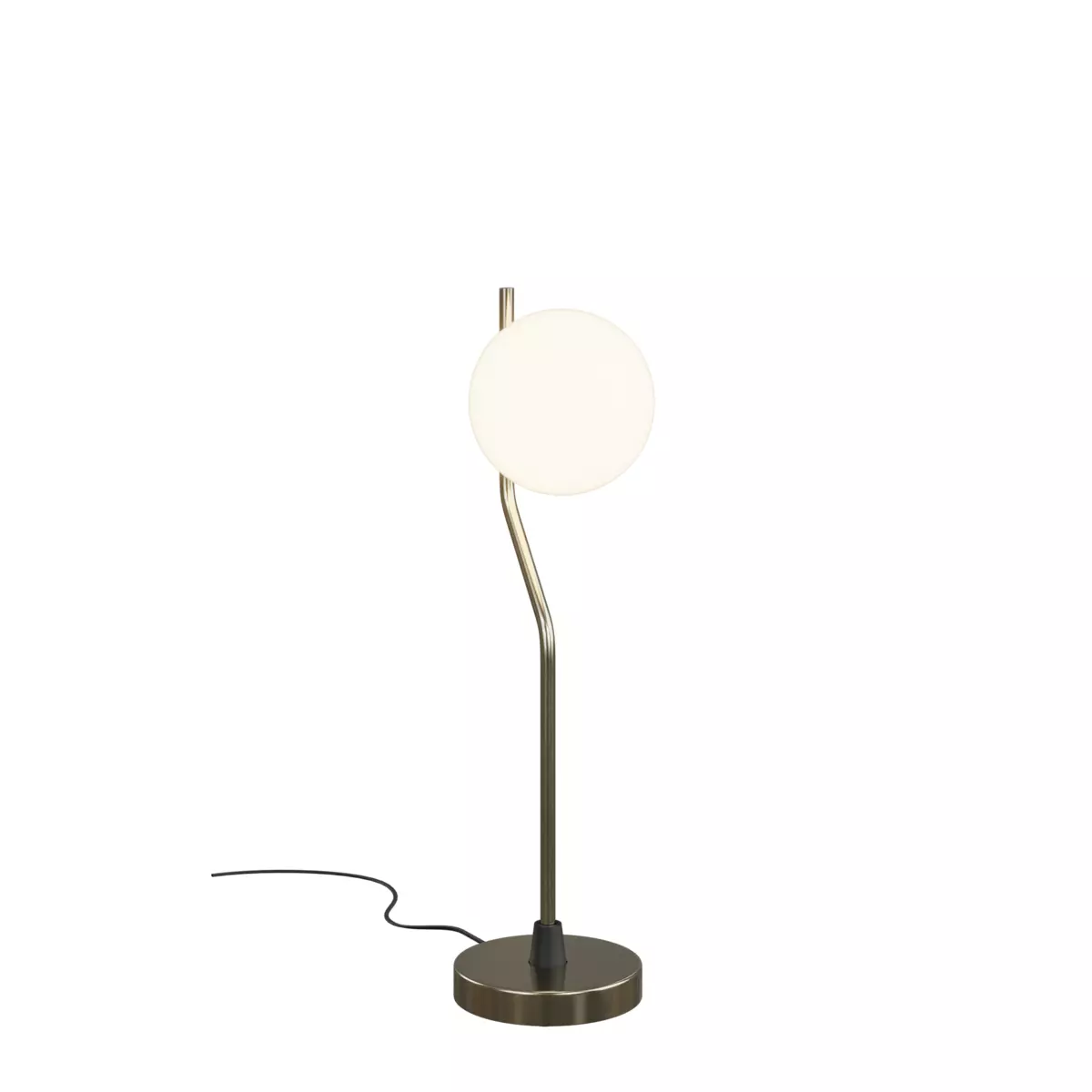 Elegant Globe Table Lamp 01 Free low-poly 3D model_2