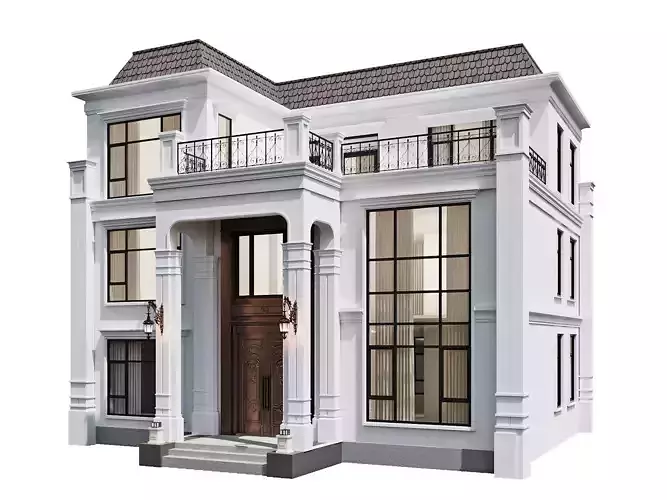 Neoclassical Villa Exterior