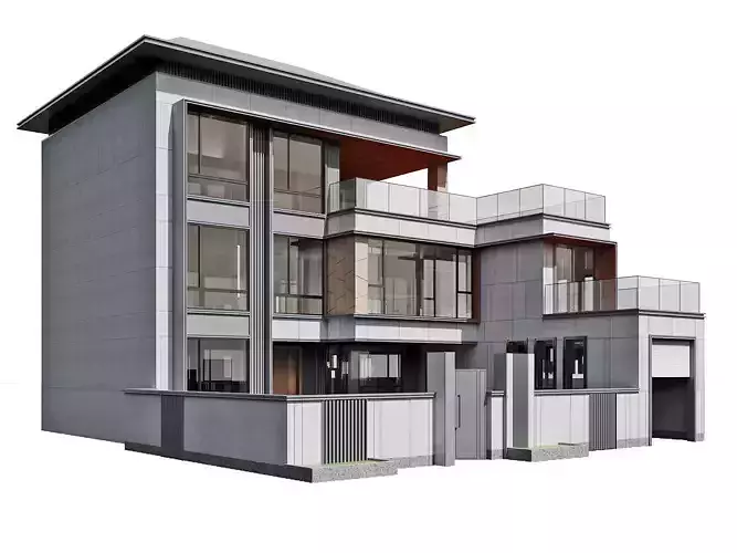 Contemporary Villa Exterior