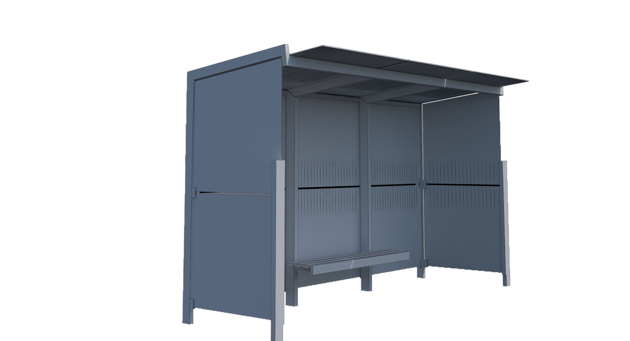 MMCite 310a Bus Shelter 3D model_4