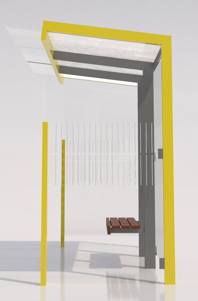 MMCite 310a Bus Shelter 3D model_2