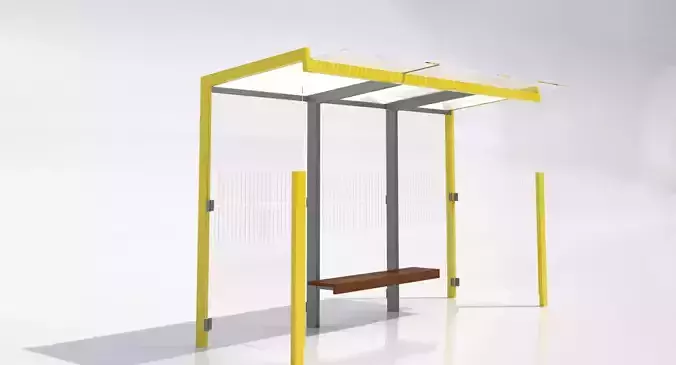MMCite 310a Bus Shelter 3D model
