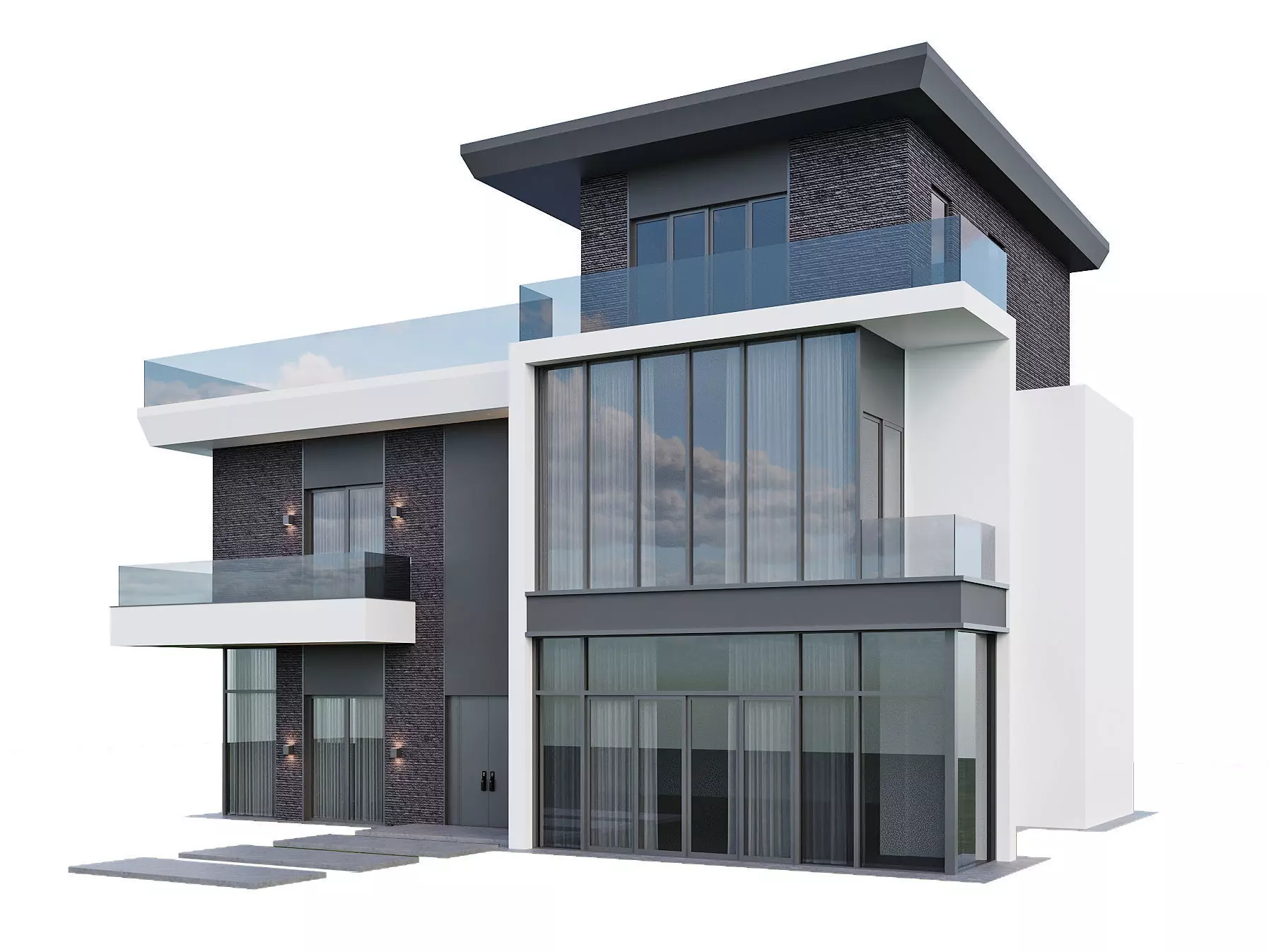 Modern Villa Exterior 3D model